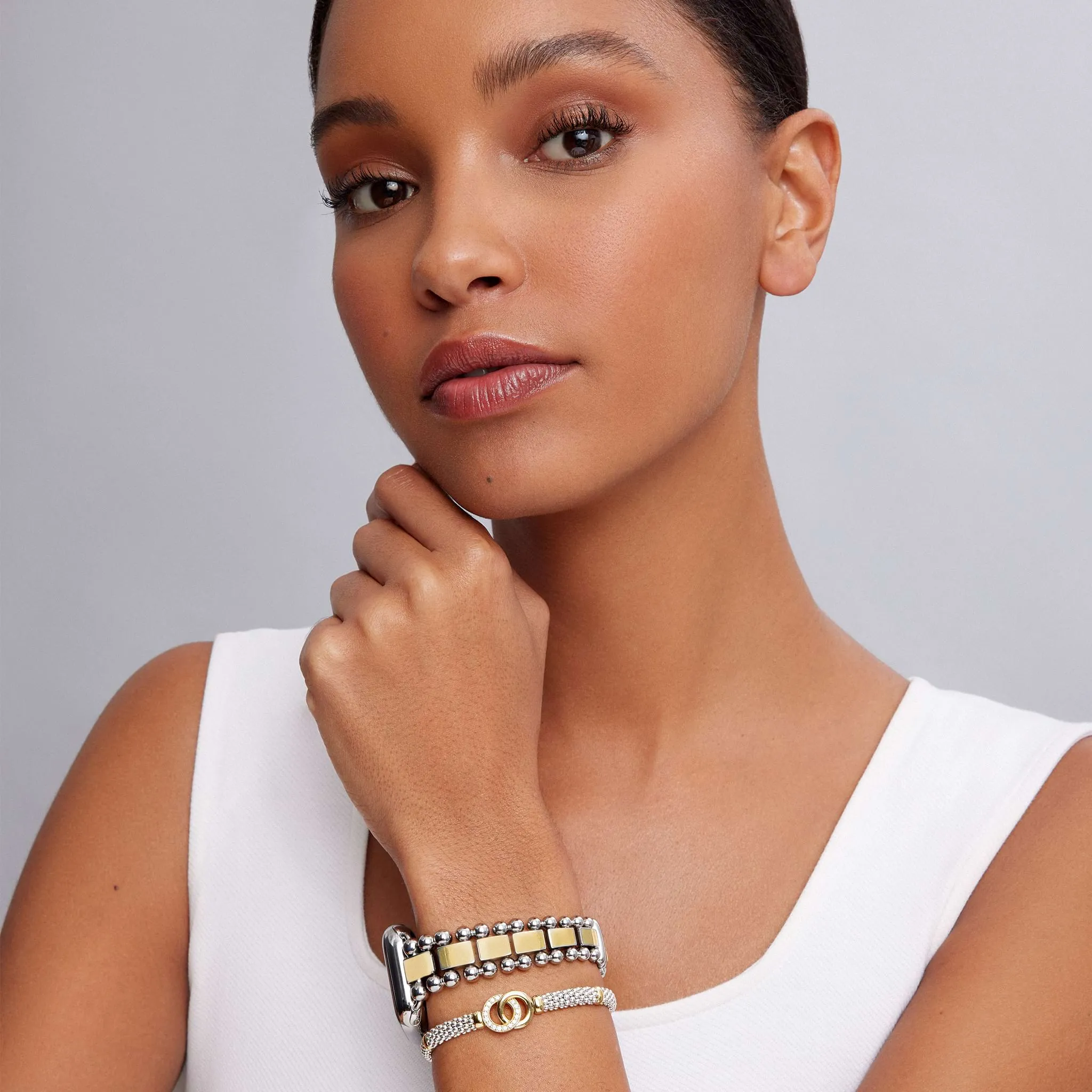 Smart Caviar Two-Tone Interlocking Diamond Smart Caviar Gift Set sold by LAGOS product image thumbnail 2