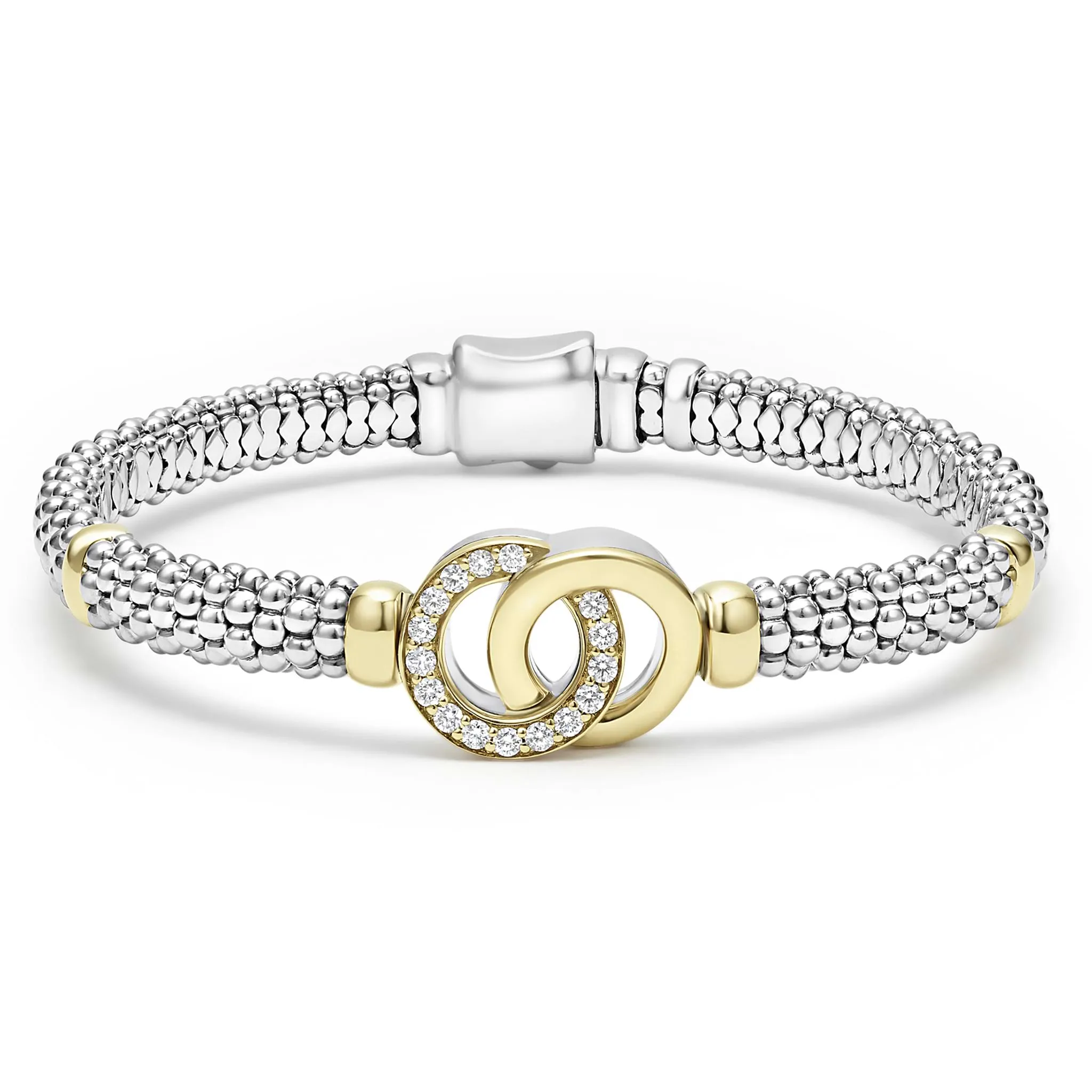 Smart Caviar Two-Tone Interlocking Diamond Smart Caviar Gift Set sold by LAGOS product image thumbnail 3