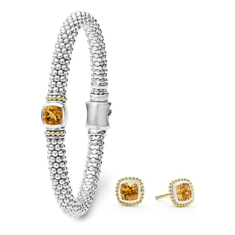 Rittenhouse Citrine Caviar Gift Set made by LAGOS