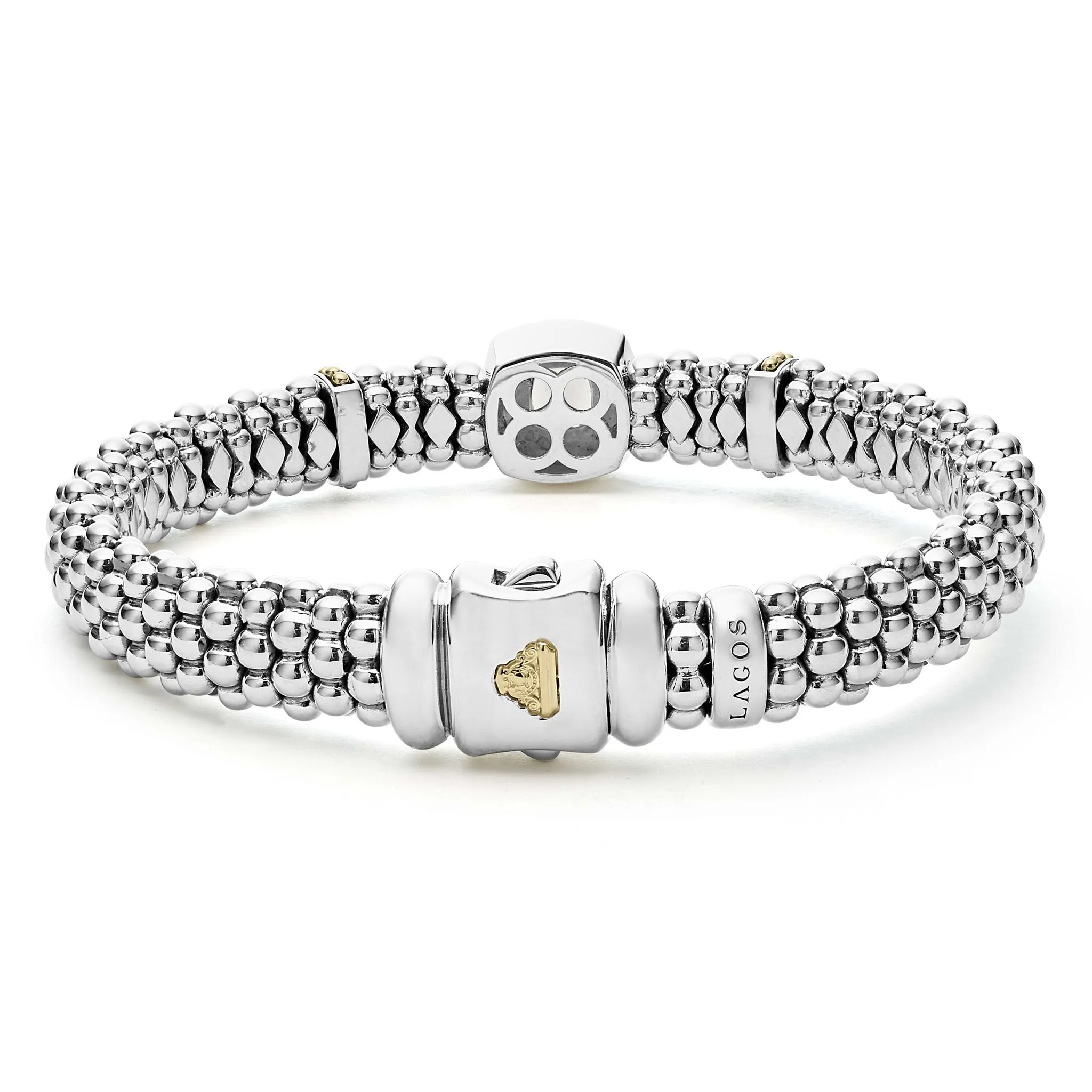 Rittenhouse White Topaz Caviar Bracelet | 9mm sold by LAGOS product image thumbnail 5