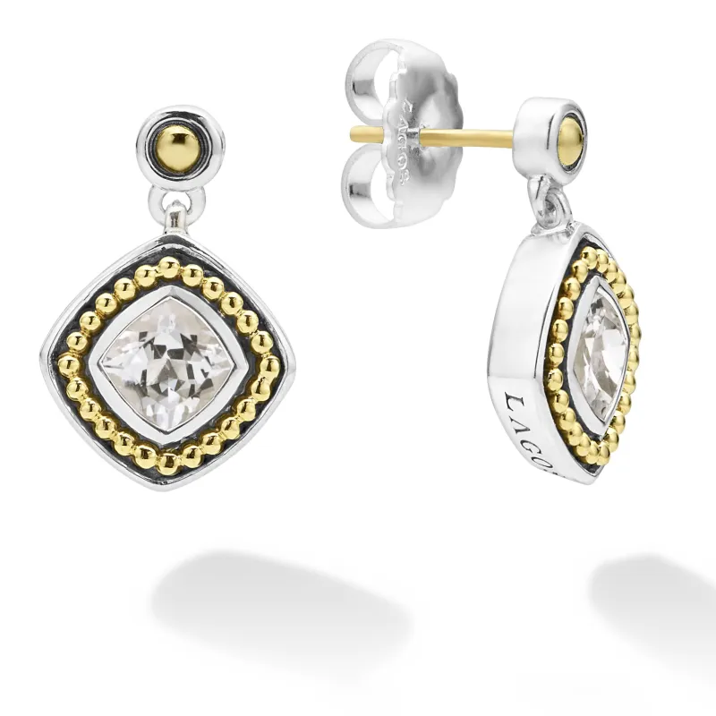 Rittenhouse White Topaz Drop Earrings sold by LAGOS