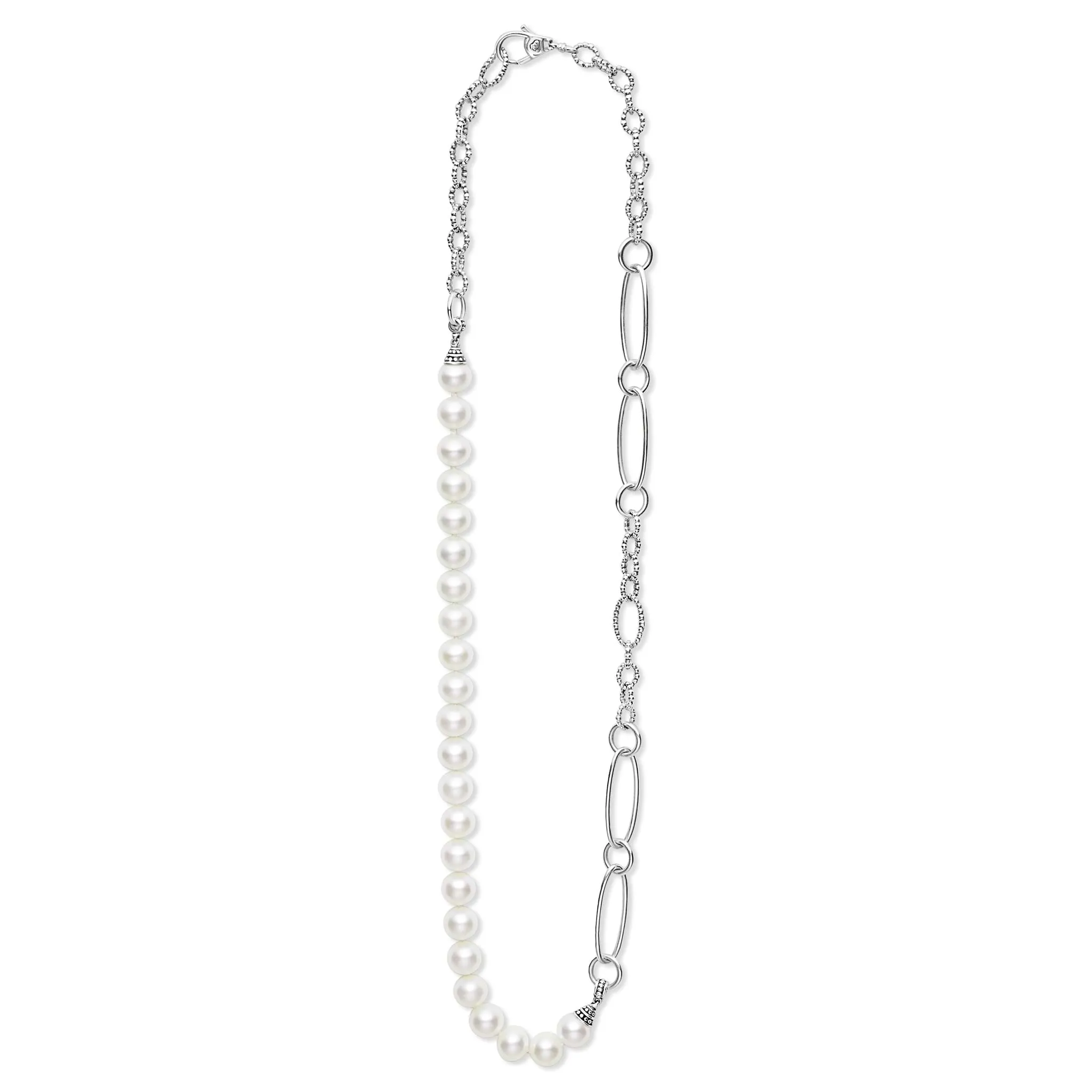 Luna Pearl Link Necklace sold by LAGOS product image thumbnail 4