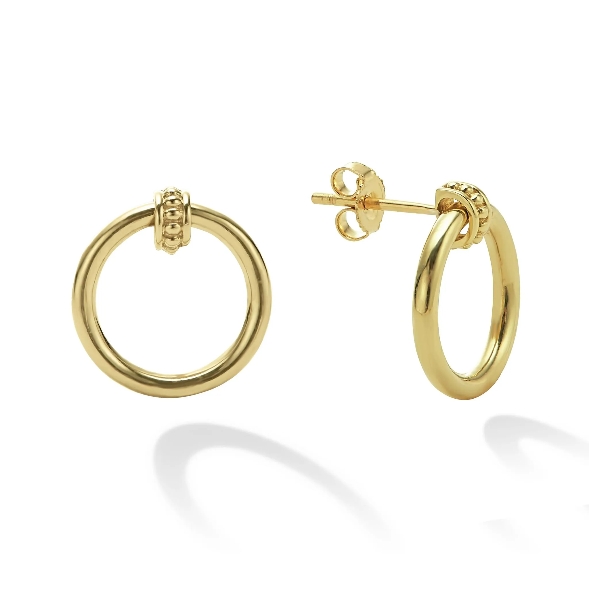 Meridian 18K Gold Circle Stud Earrings sold by LAGOS product image thumbnail 3