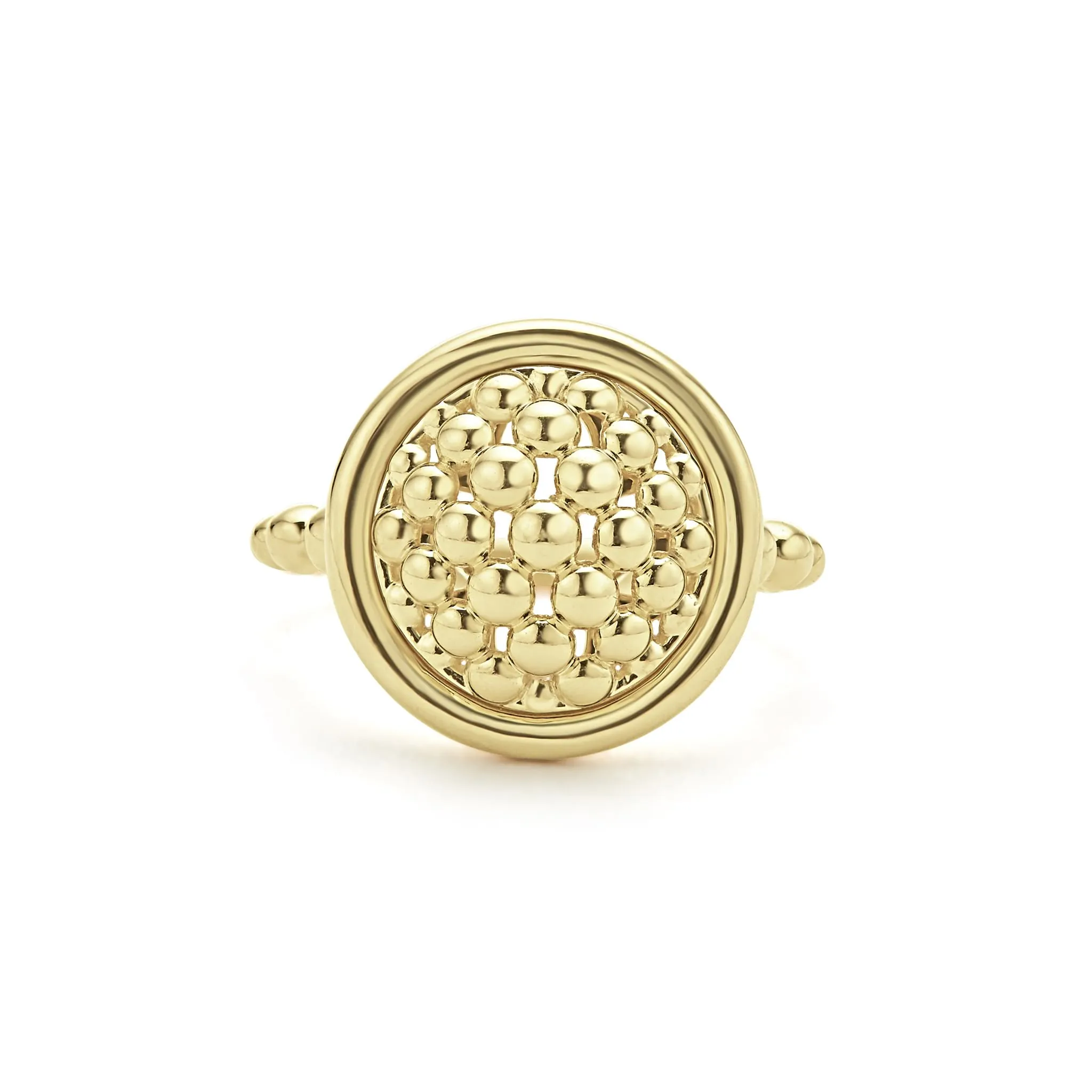 Meridian 18K Gold Caviar Ring sold by LAGOS product image thumbnail 3