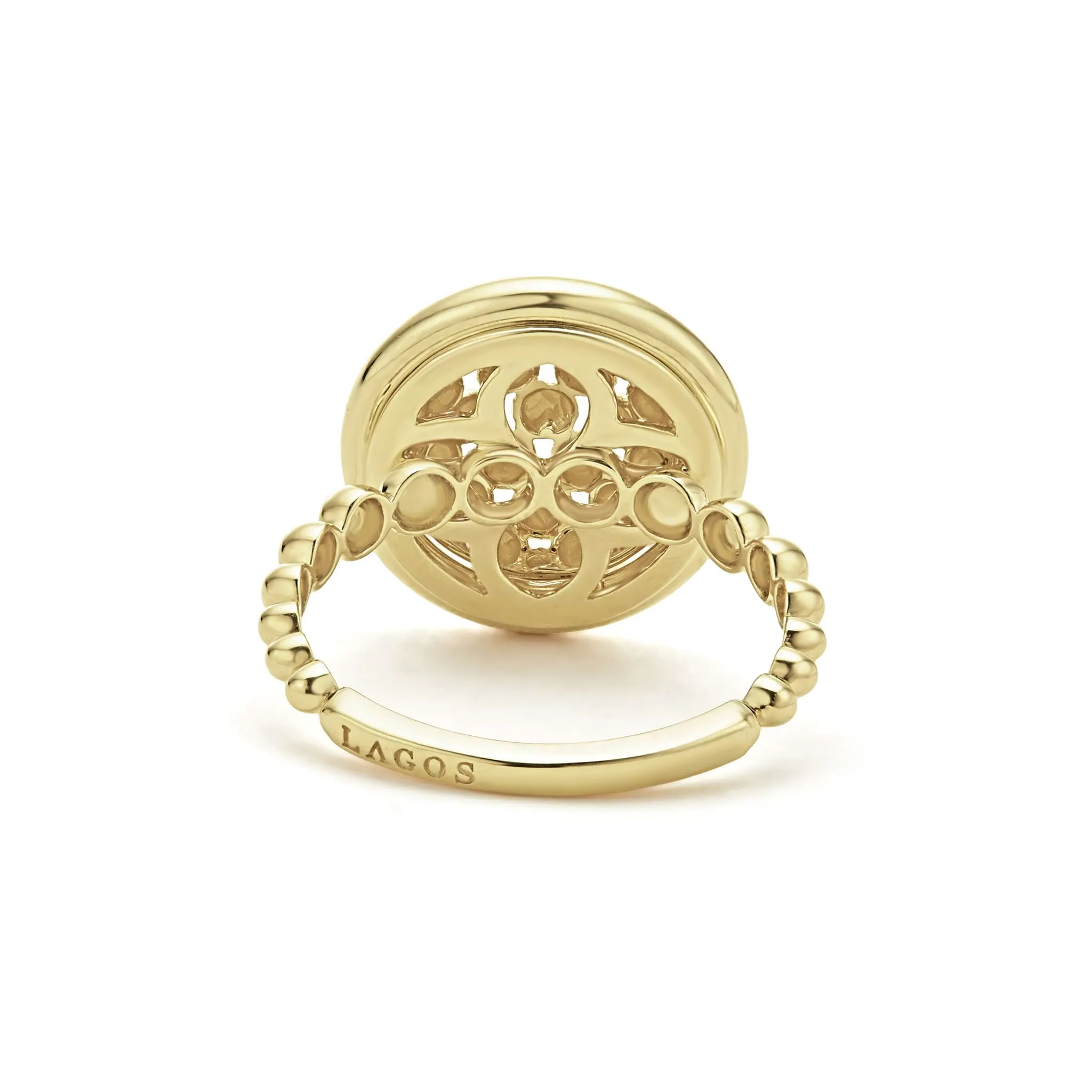 Meridian 18K Gold Caviar Ring sold by LAGOS product image thumbnail 5