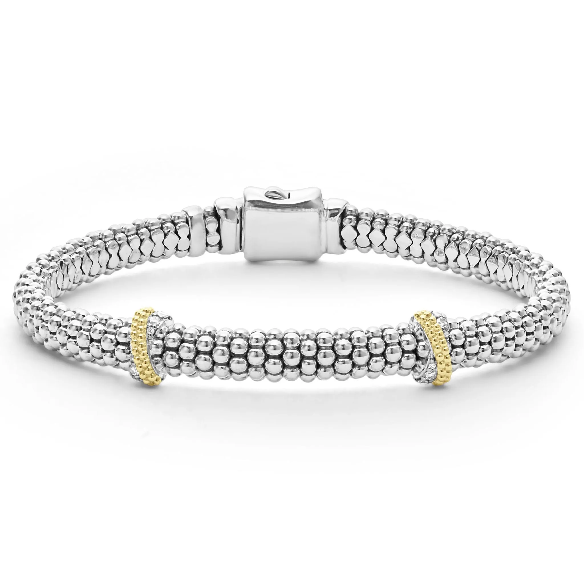 Caviar Lux Two-Tone X Diamond Gift Set sold by LAGOS product image thumbnail 4