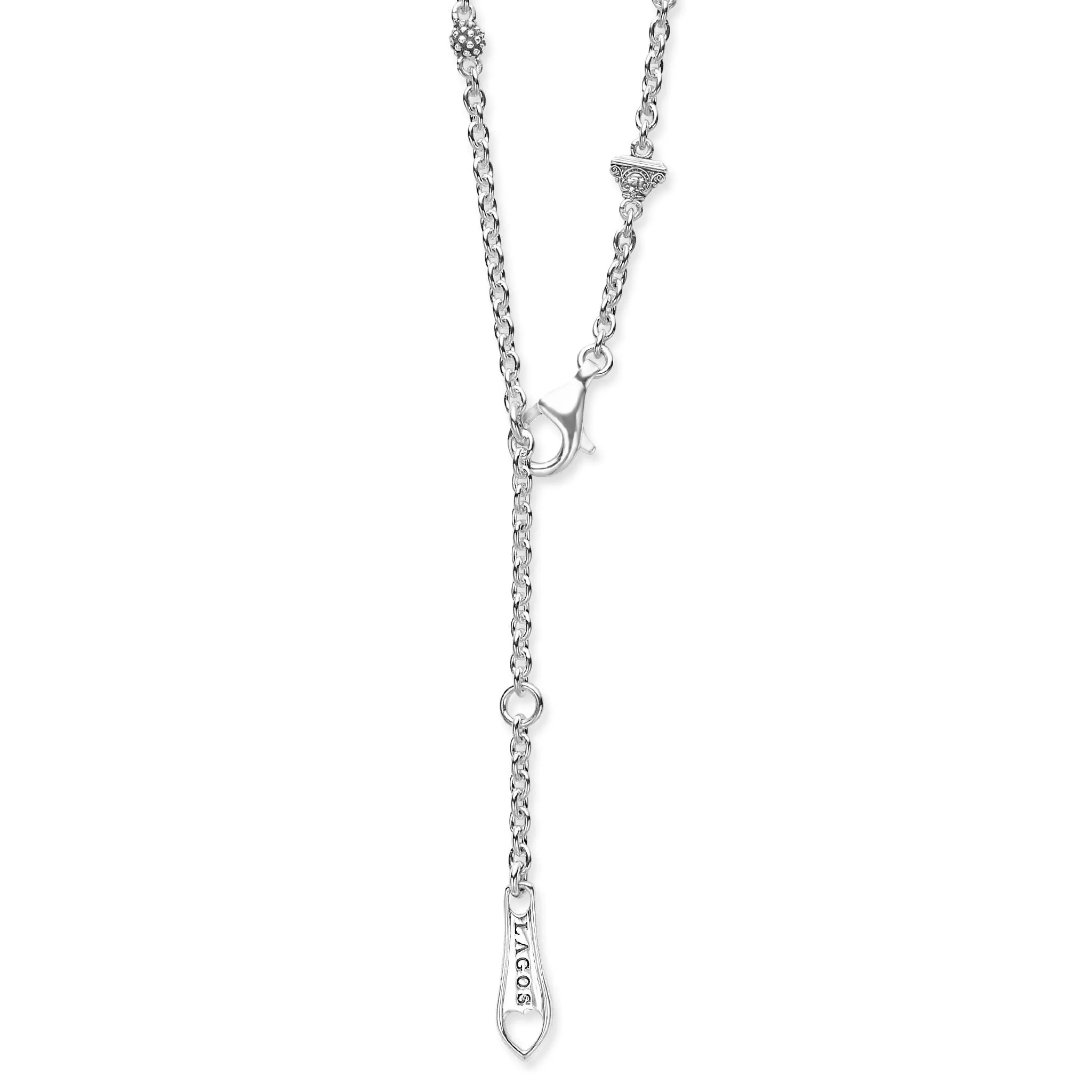 Caviar Lux Diamond Heart Necklace sold by LAGOS product image thumbnail 5