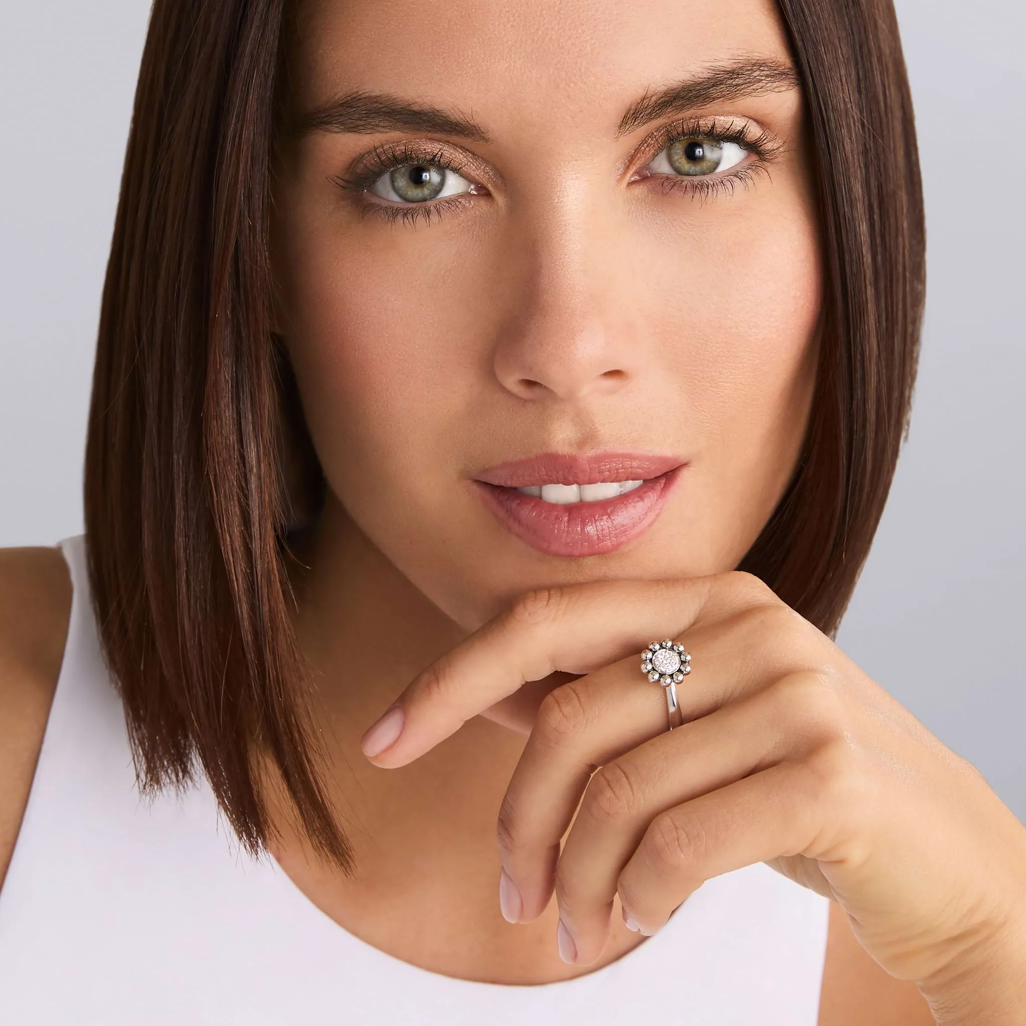 Caviar Spark Diamond Ring sold by LAGOS product image thumbnail 2