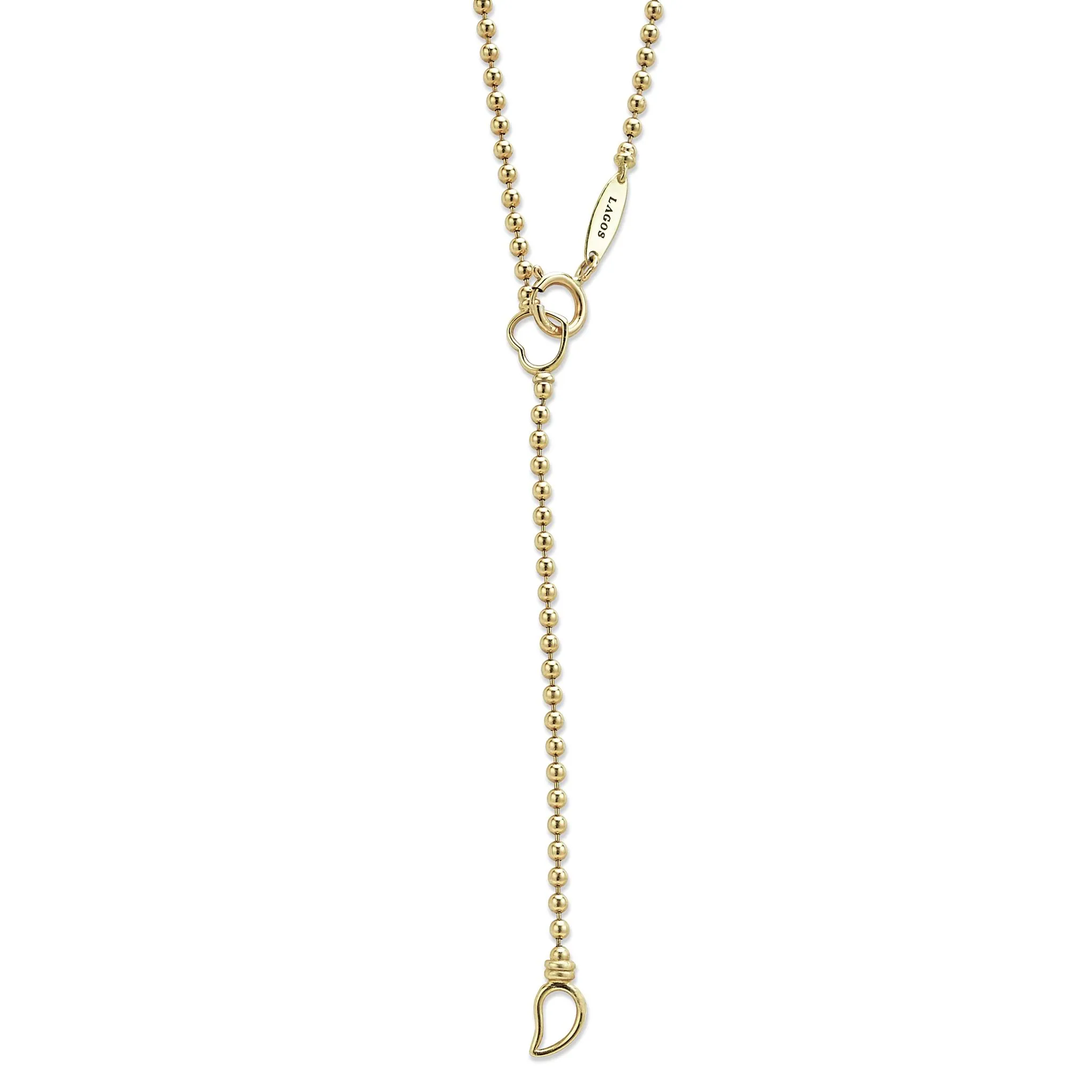 North Star 18K Gold Delicate Diamond Pendant Necklace sold by LAGOS product image thumbnail 5