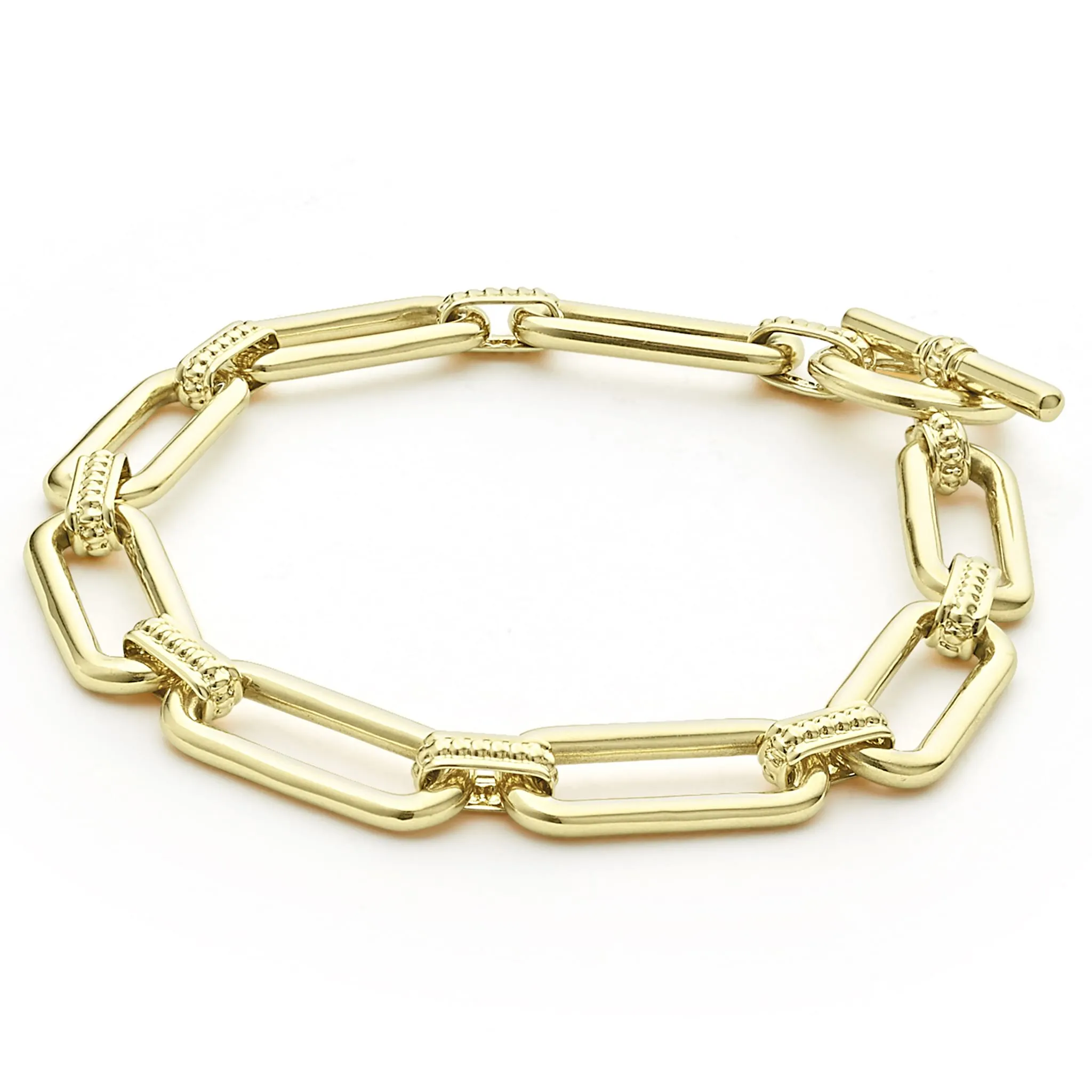 Signature Caviar 18K Gold Link Bracelet sold by LAGOS product image thumbnail 3