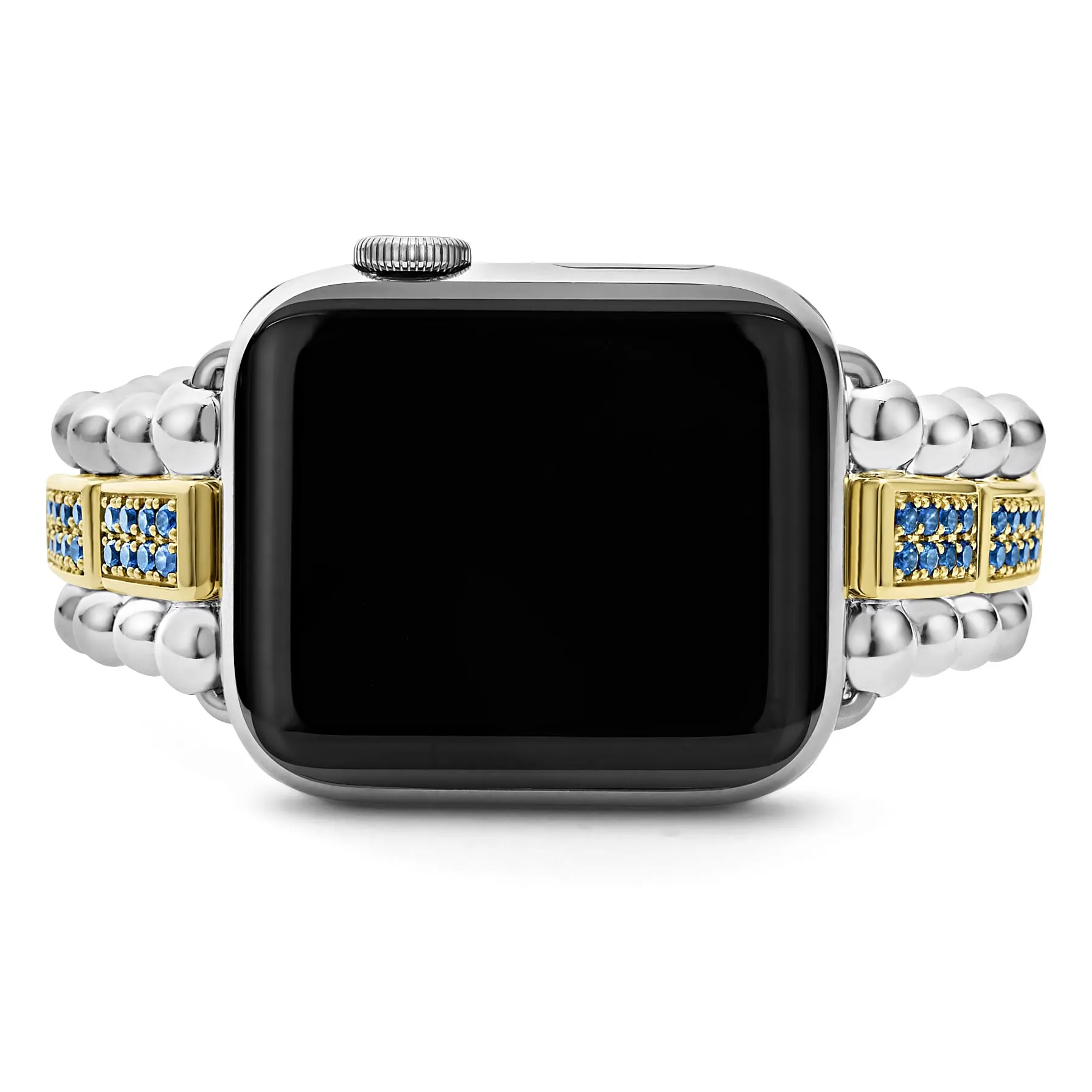 Smart Caviar 18K Gold and Sterling Silver Blue Sapphire Watch Bracelet-38-45mm sold by LAGOS product image thumbnail 4