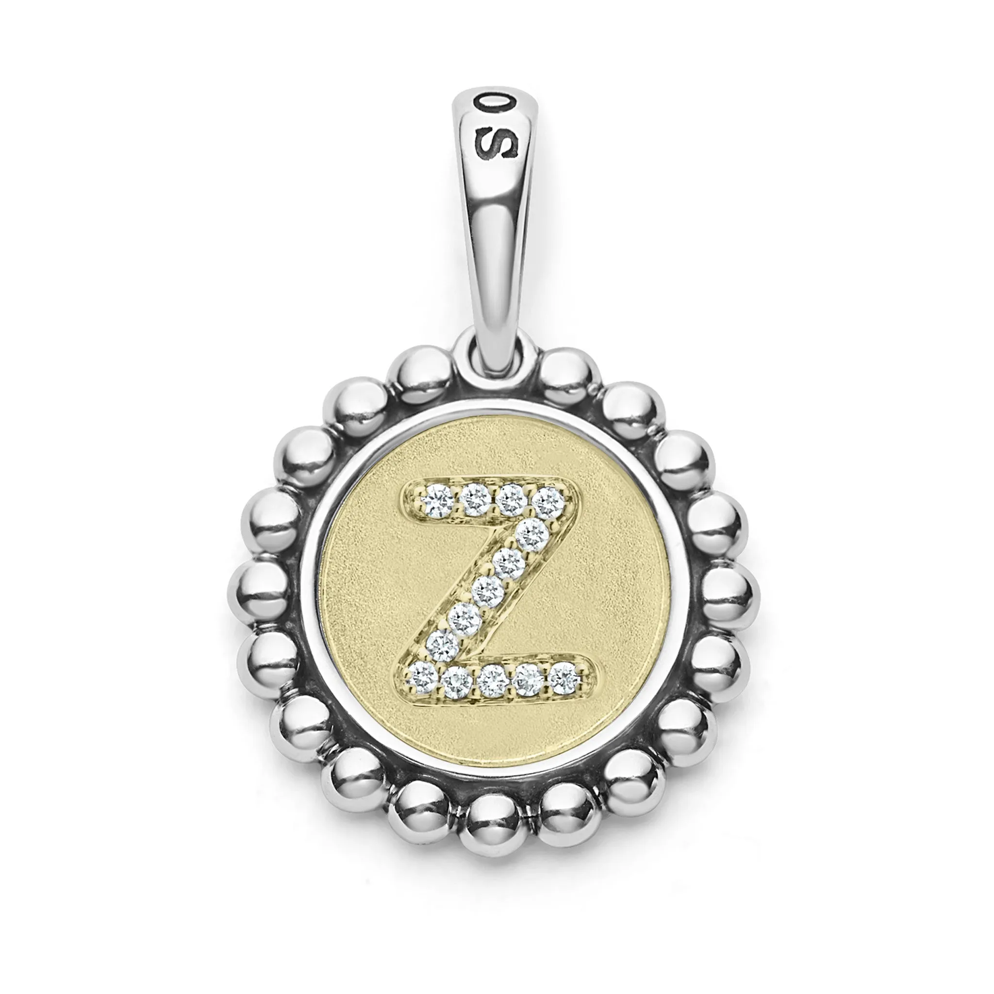 Signature Caviar Diamond Z Initial Charm sold by LAGOS