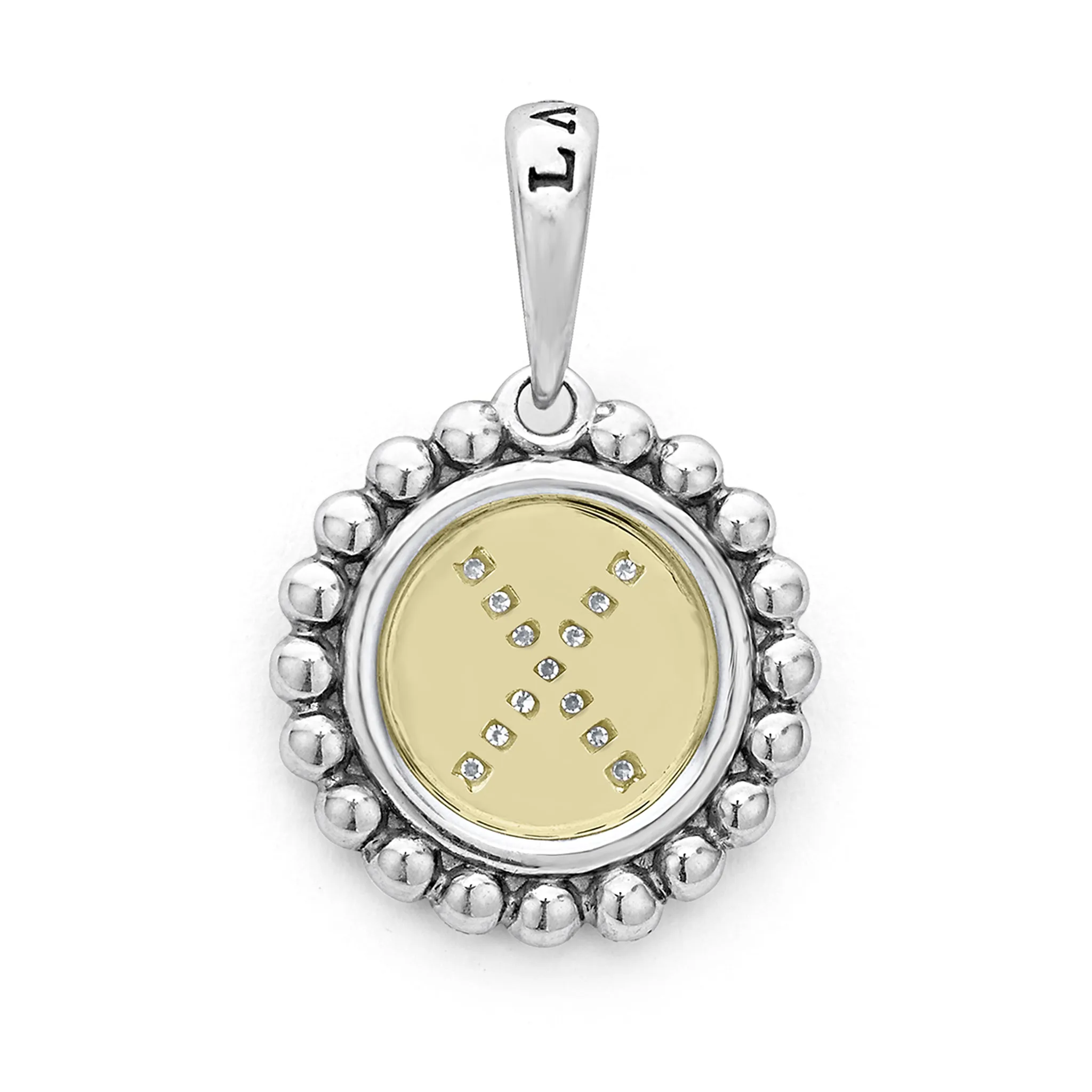 Signature Caviar Diamond X Initial Charm sold by LAGOS product image thumbnail 3