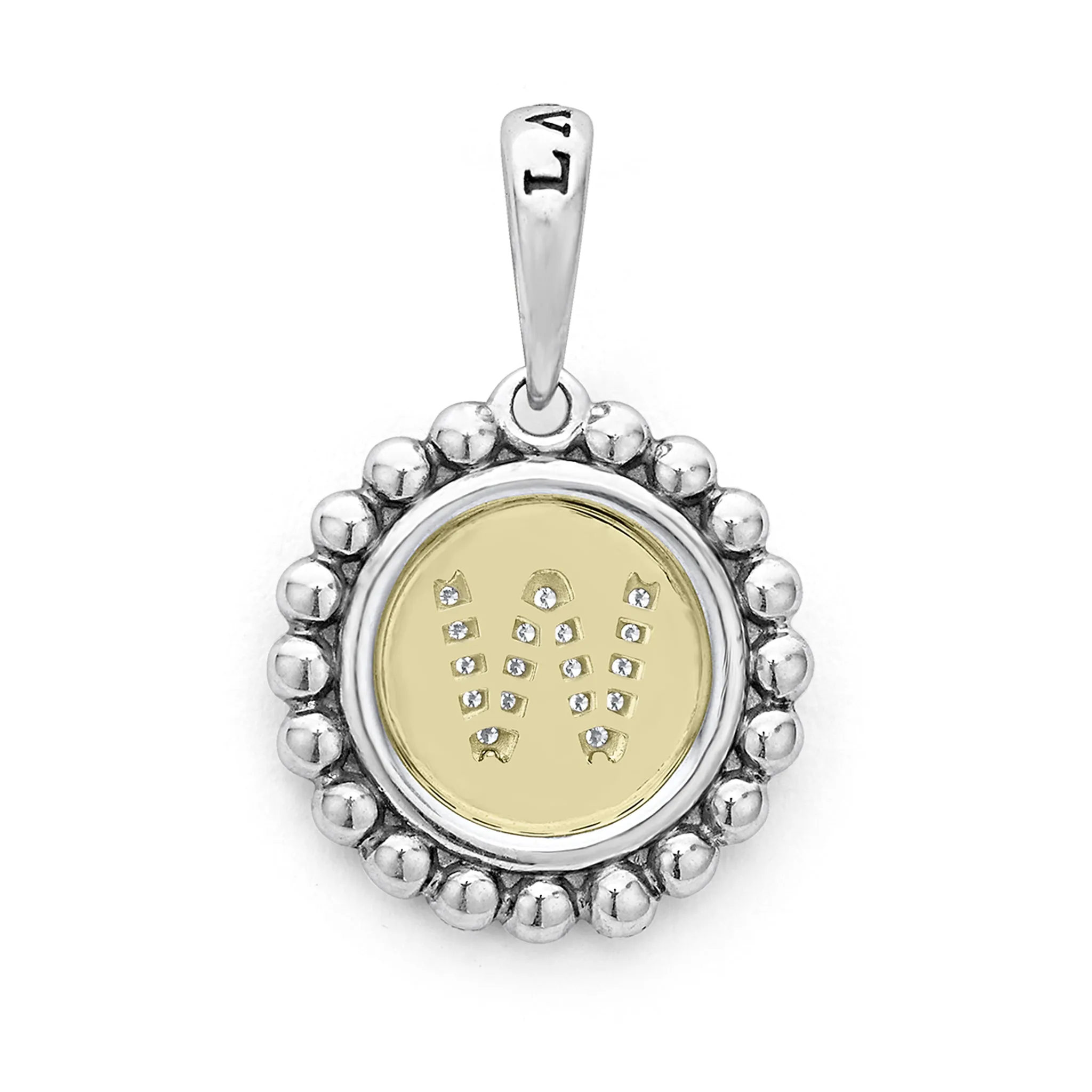 Signature Caviar Diamond W Initial Charm sold by LAGOS product image thumbnail 3