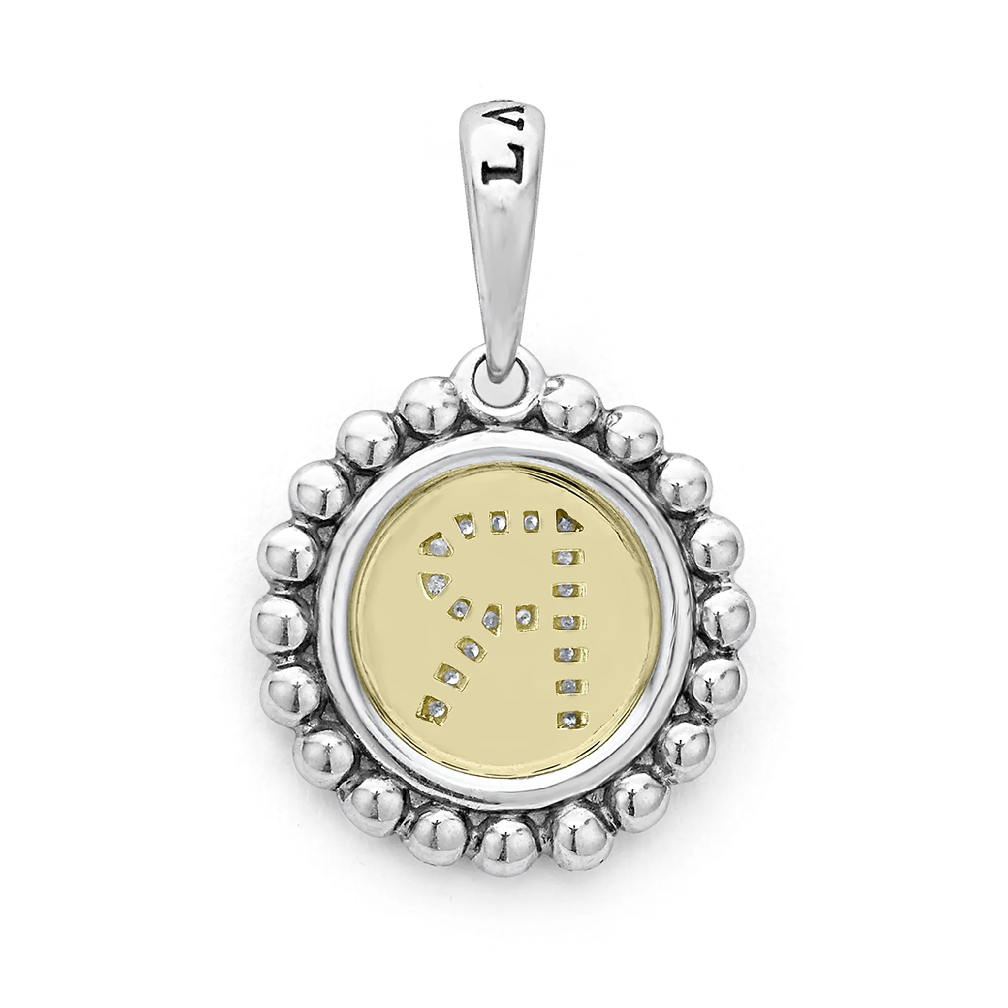 Signature Caviar Diamond R Initial Charm sold by LAGOS product image thumbnail 3