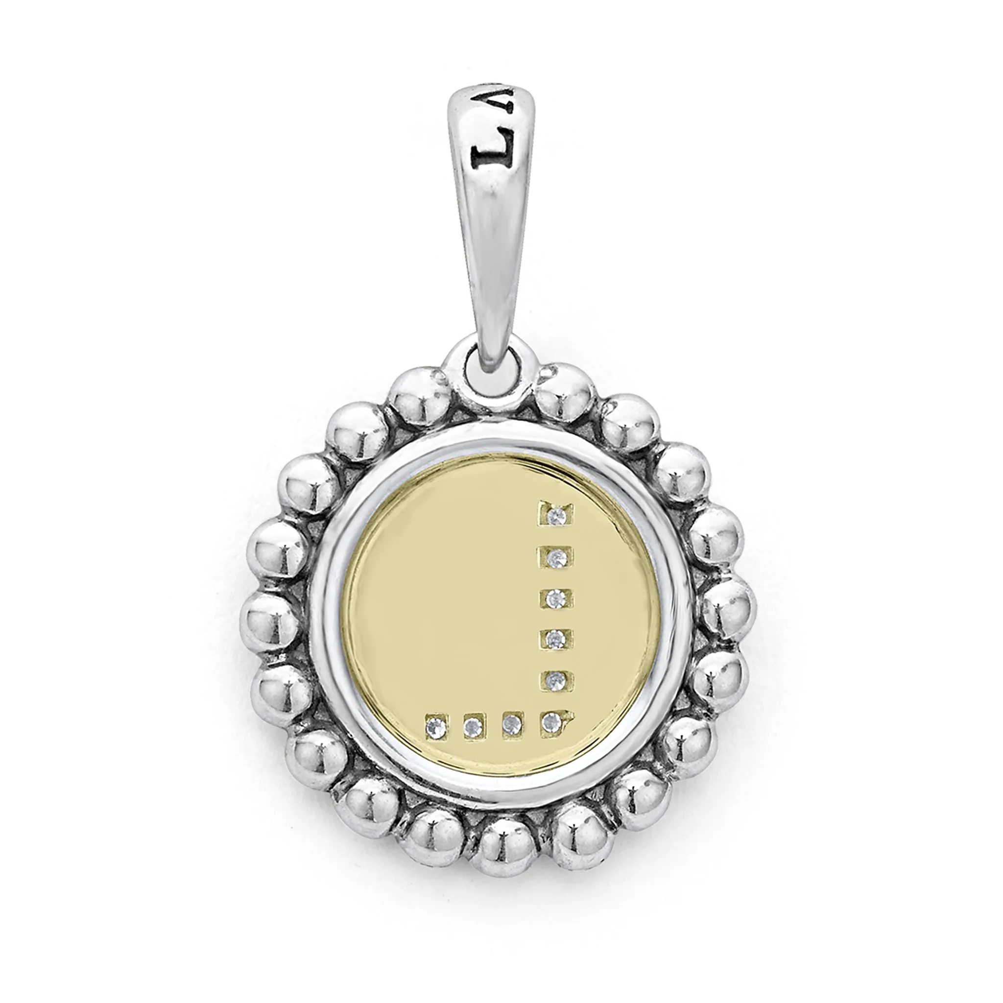 Signature Caviar Diamond L Initial Charm sold by LAGOS product image thumbnail 3