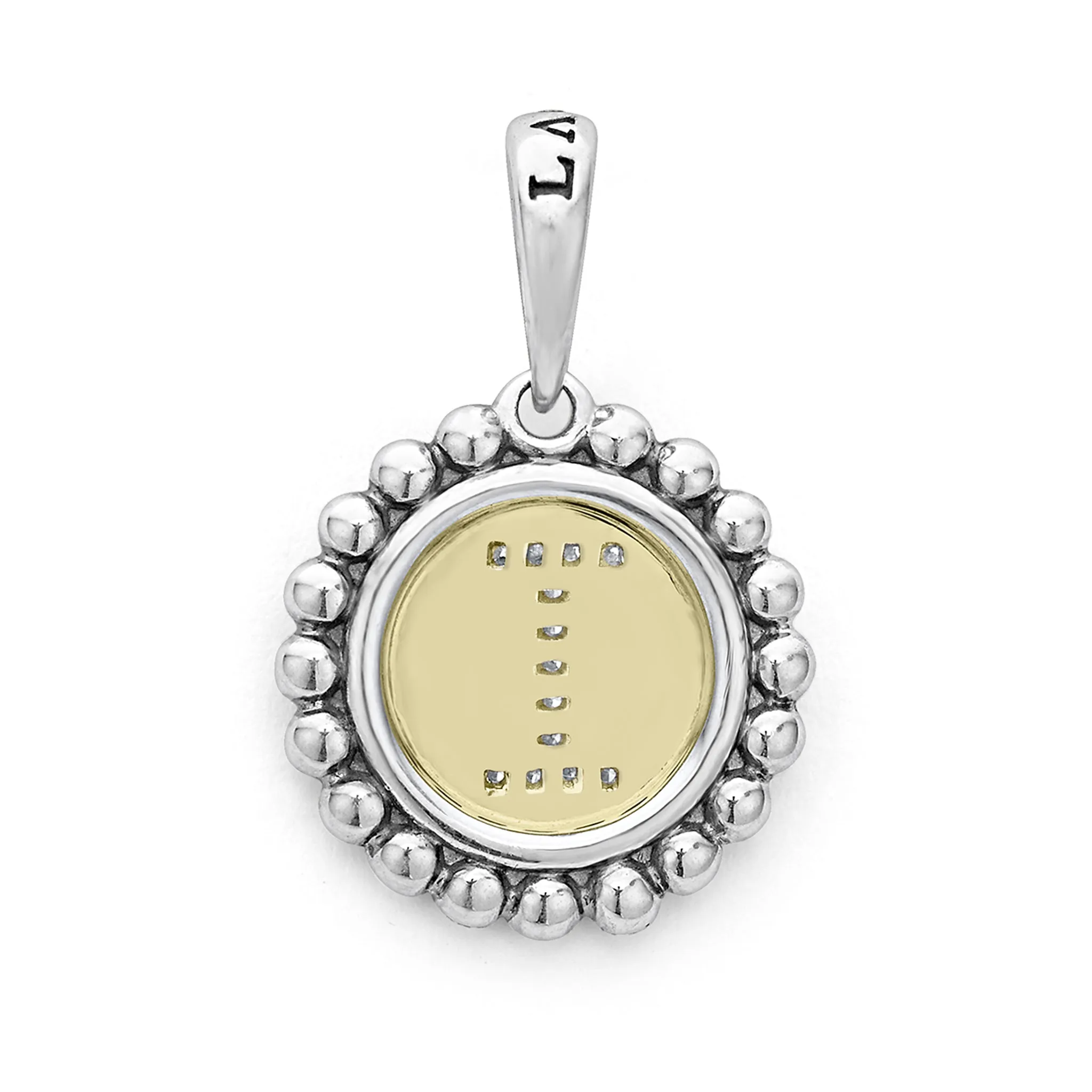 Signature Caviar Diamond I Initial Charm sold by LAGOS product image thumbnail 3