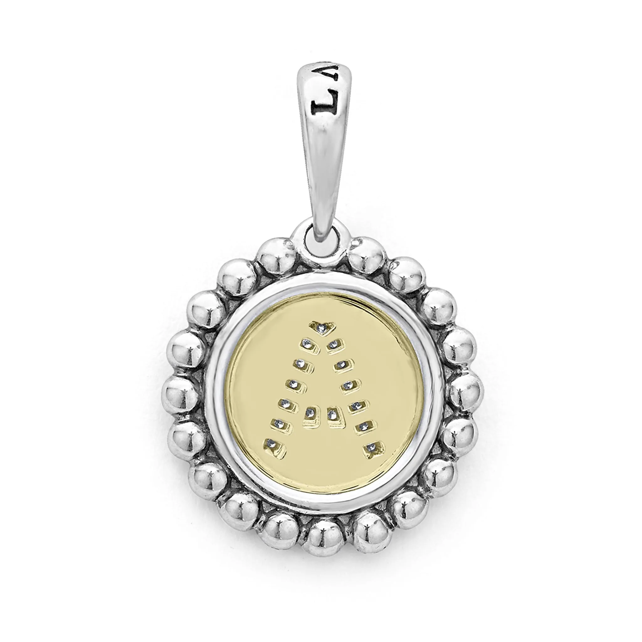 Signature Caviar Diamond A Initial Charm sold by LAGOS product image thumbnail 3