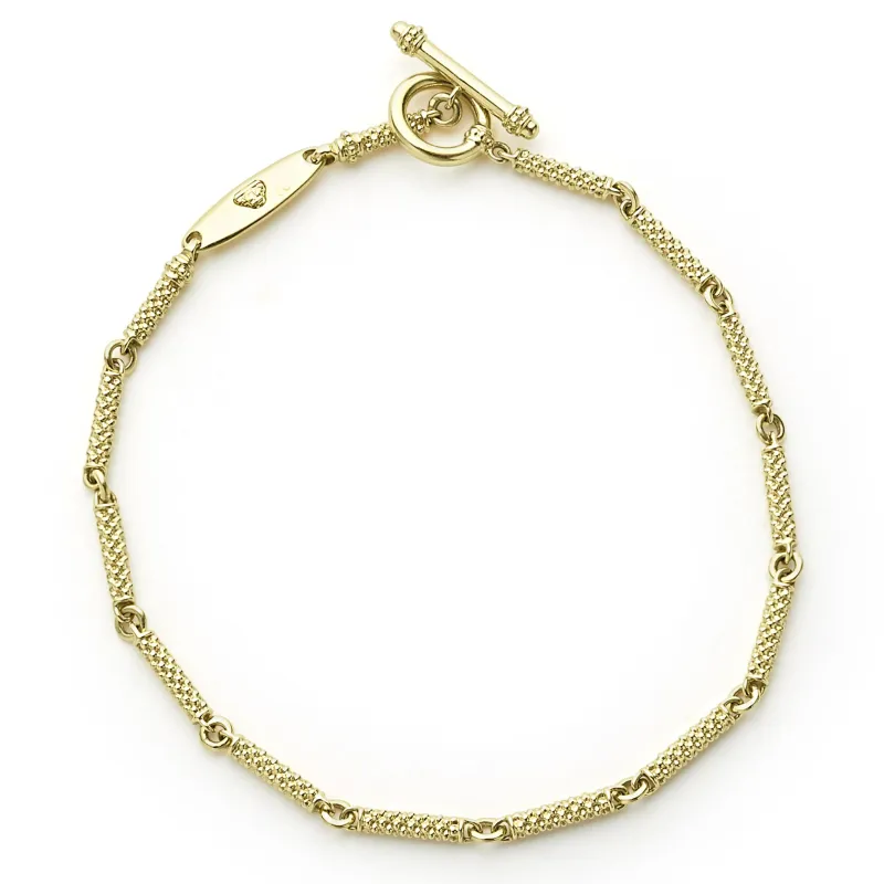 Signature Caviar 18K Gold Superfine Caviar Bracelet sold by LAGOS