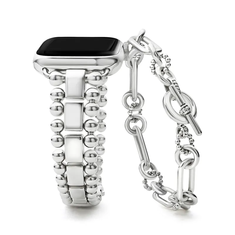 Smart Caviar Silver Smart Caviar Link Gift Set sold by LAGOS