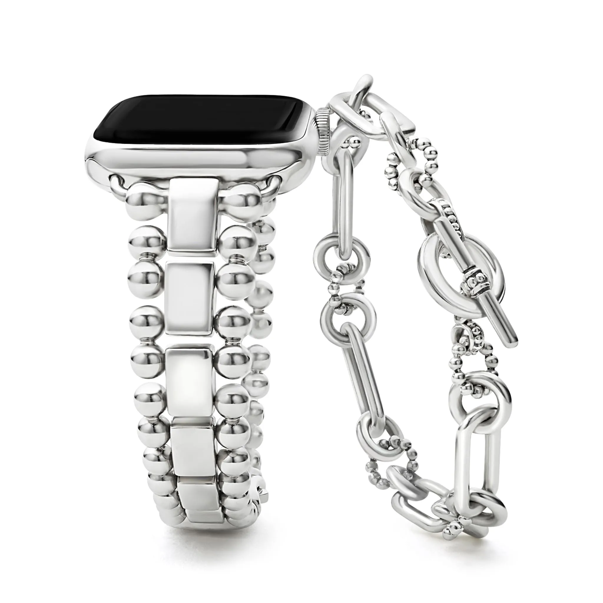 Smart Caviar Silver Smart Caviar Link Gift Set sold by LAGOS