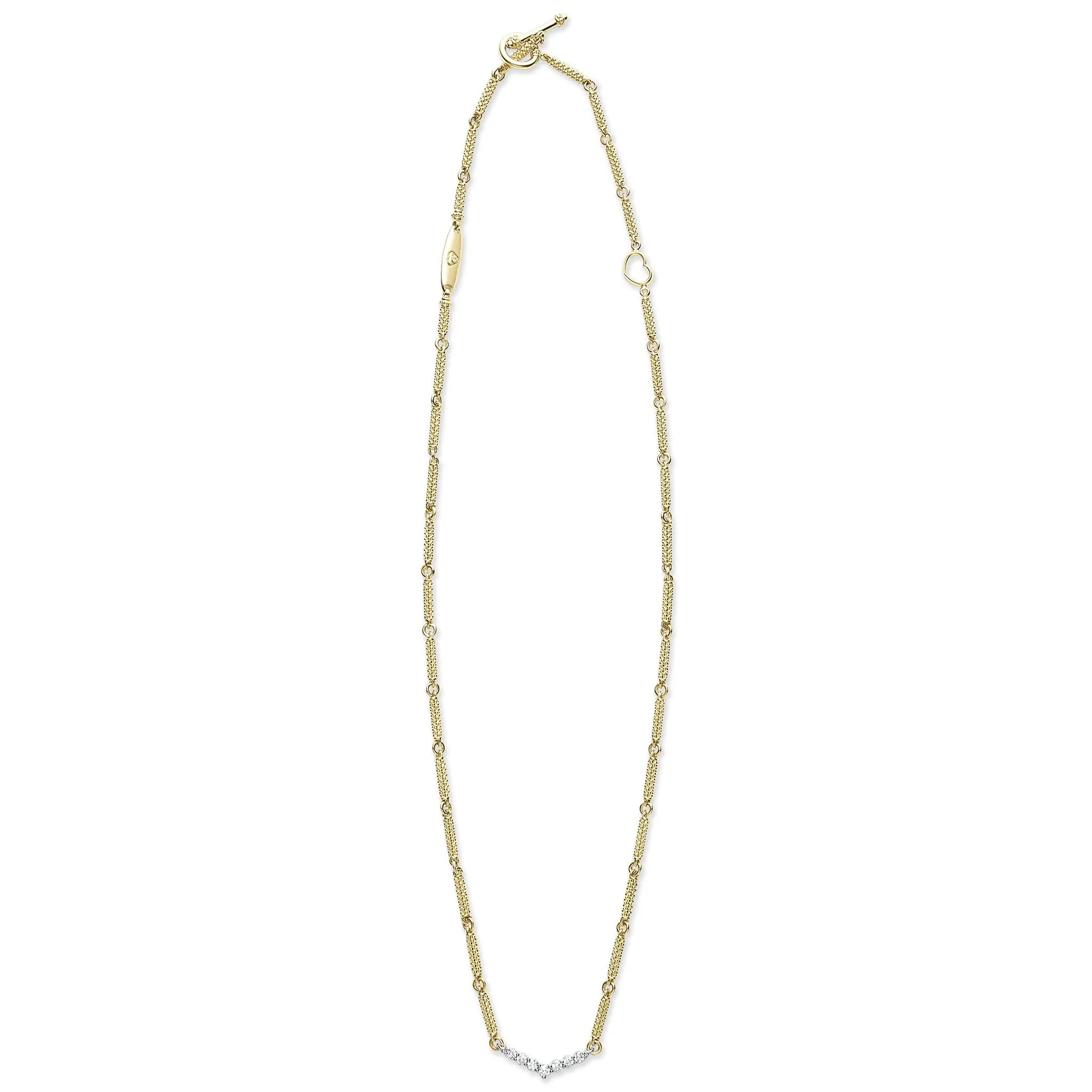 Signature Caviar Superfine Diamond Station Necklace sold by LAGOS product image thumbnail 3