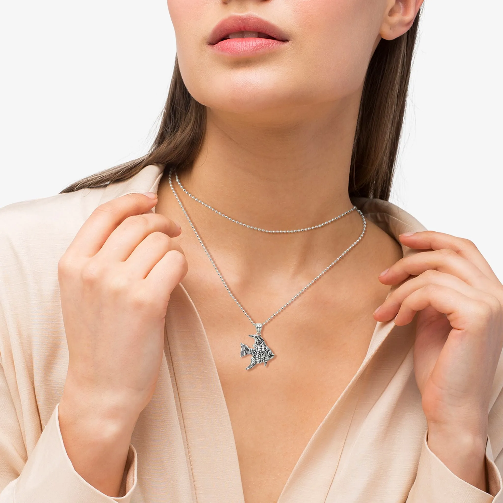 Rare Wonders Angel Fish Pendant Necklace sold by LAGOS product image thumbnail 2