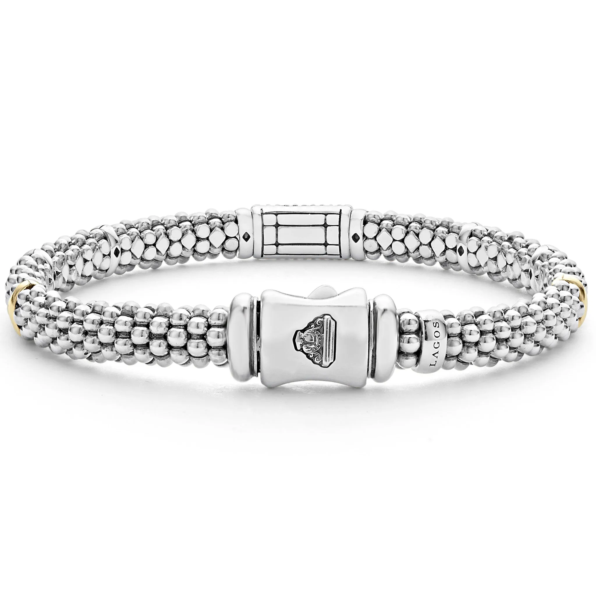 Signature Caviar Yellow Sapphire Caviar Bracelet | 6mm sold by LAGOS product image thumbnail 5