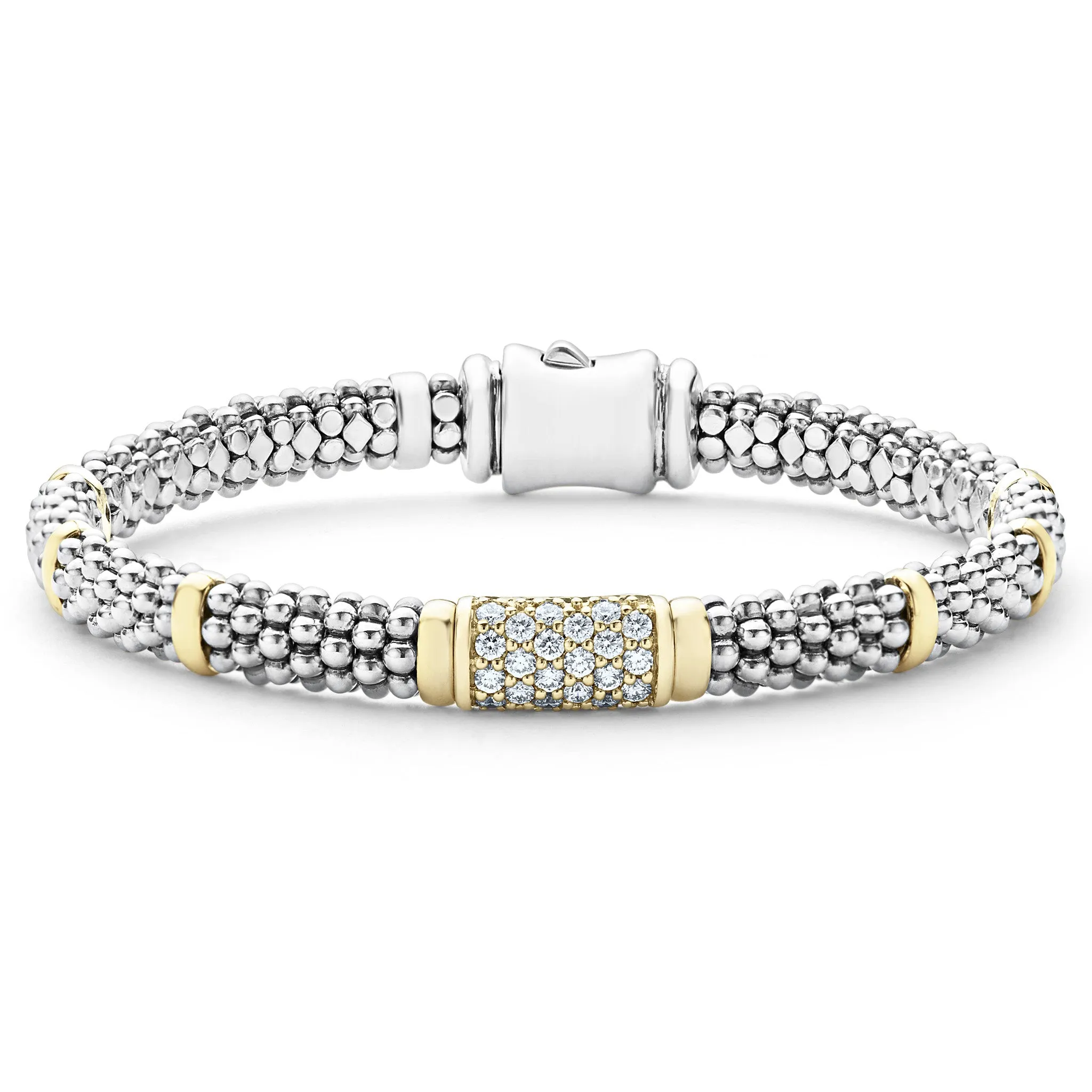 Signature Caviar Diamond Caviar Bracelet | 6mm sold by LAGOS