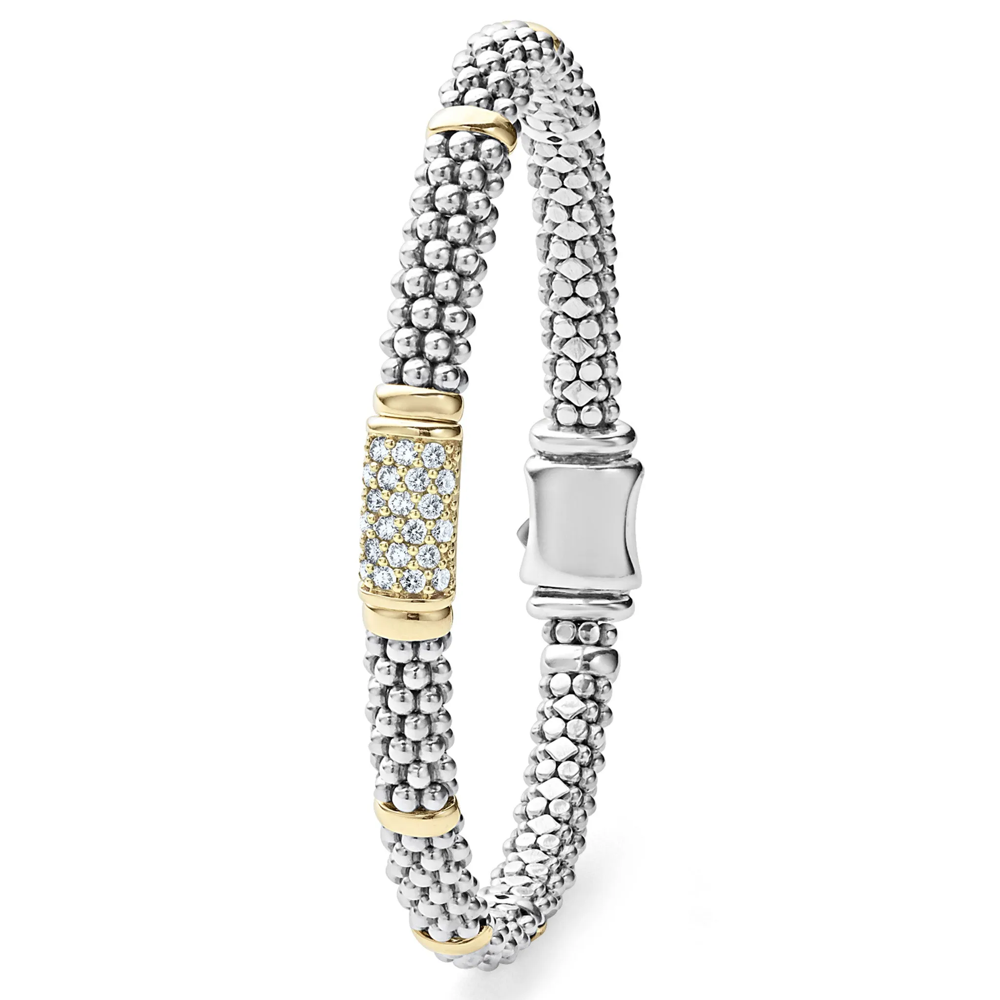Signature Caviar Diamond Caviar Bracelet | 6mm sold by LAGOS product image thumbnail 3