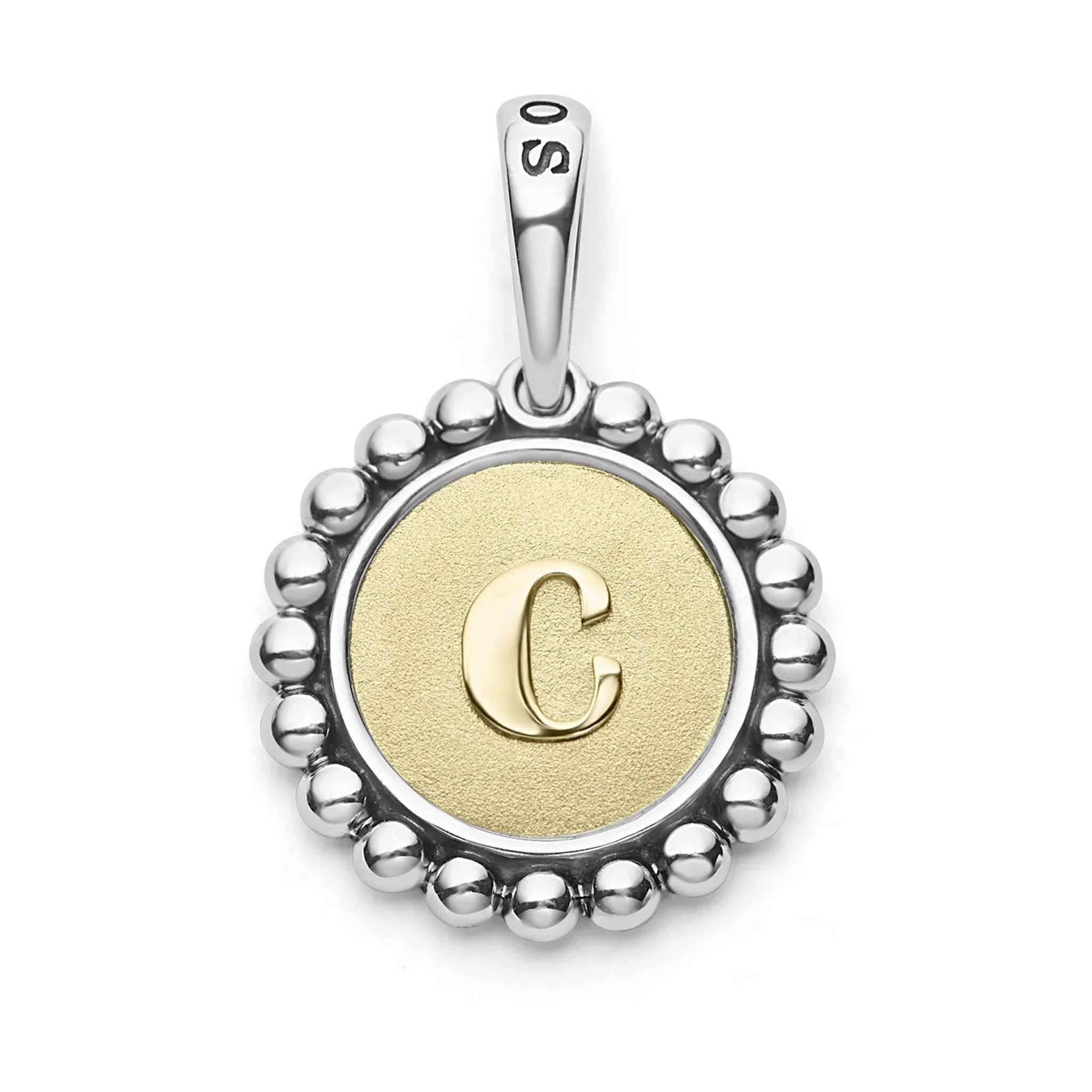 Signature Caviar C Initial Charm sold by LAGOS