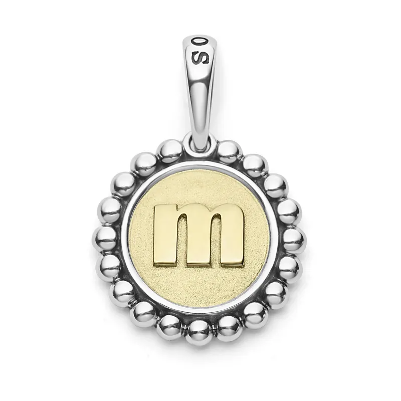 Signature Caviar M Initial Charm sold by LAGOS