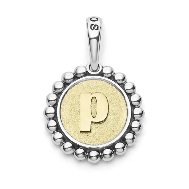 Signature Caviar P Initial Charm sold by LAGOS