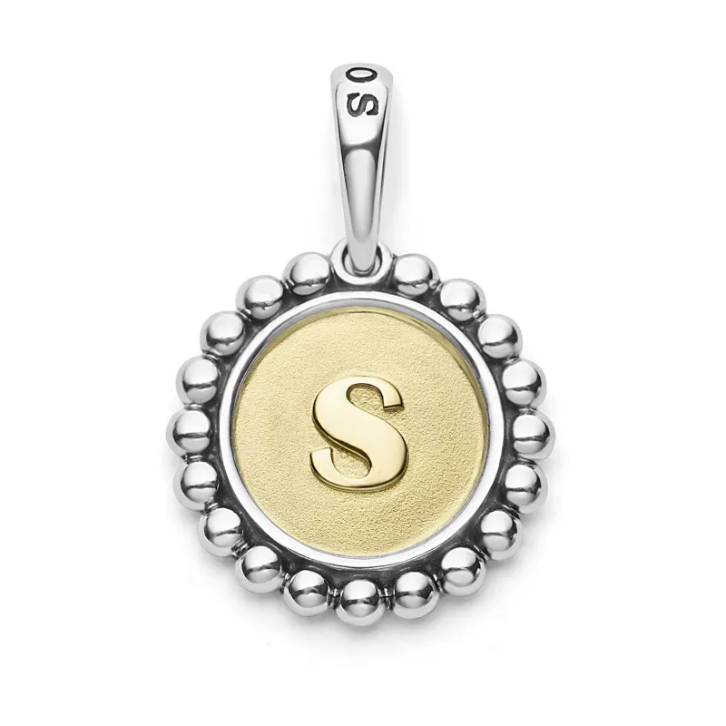 Signature Caviar S Initial Charm sold by LAGOS