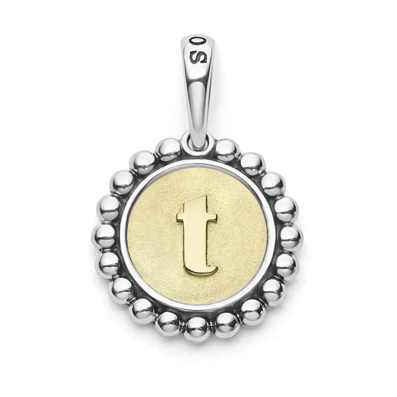 Signature Caviar T Initial Charm sold by LAGOS