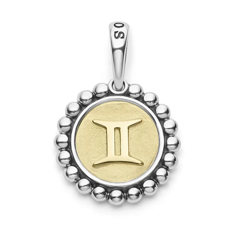Signature Caviar Gemini Zodiac Charm sold by LAGOS
