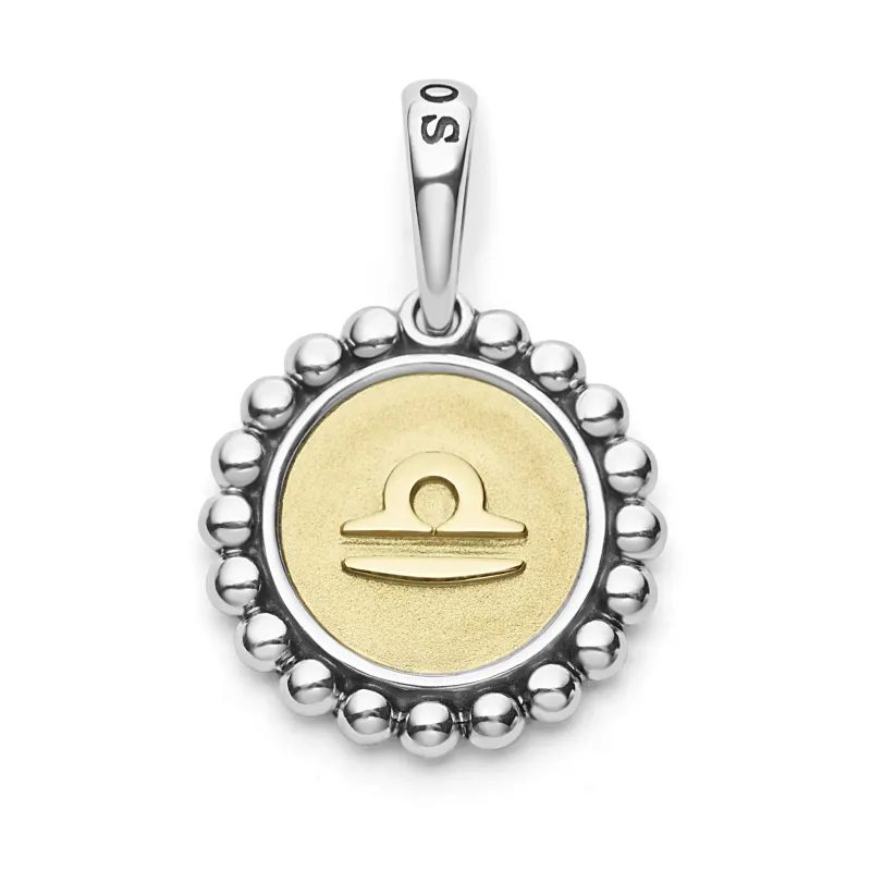 Signature Caviar Libra Zodiac Charm sold by LAGOS