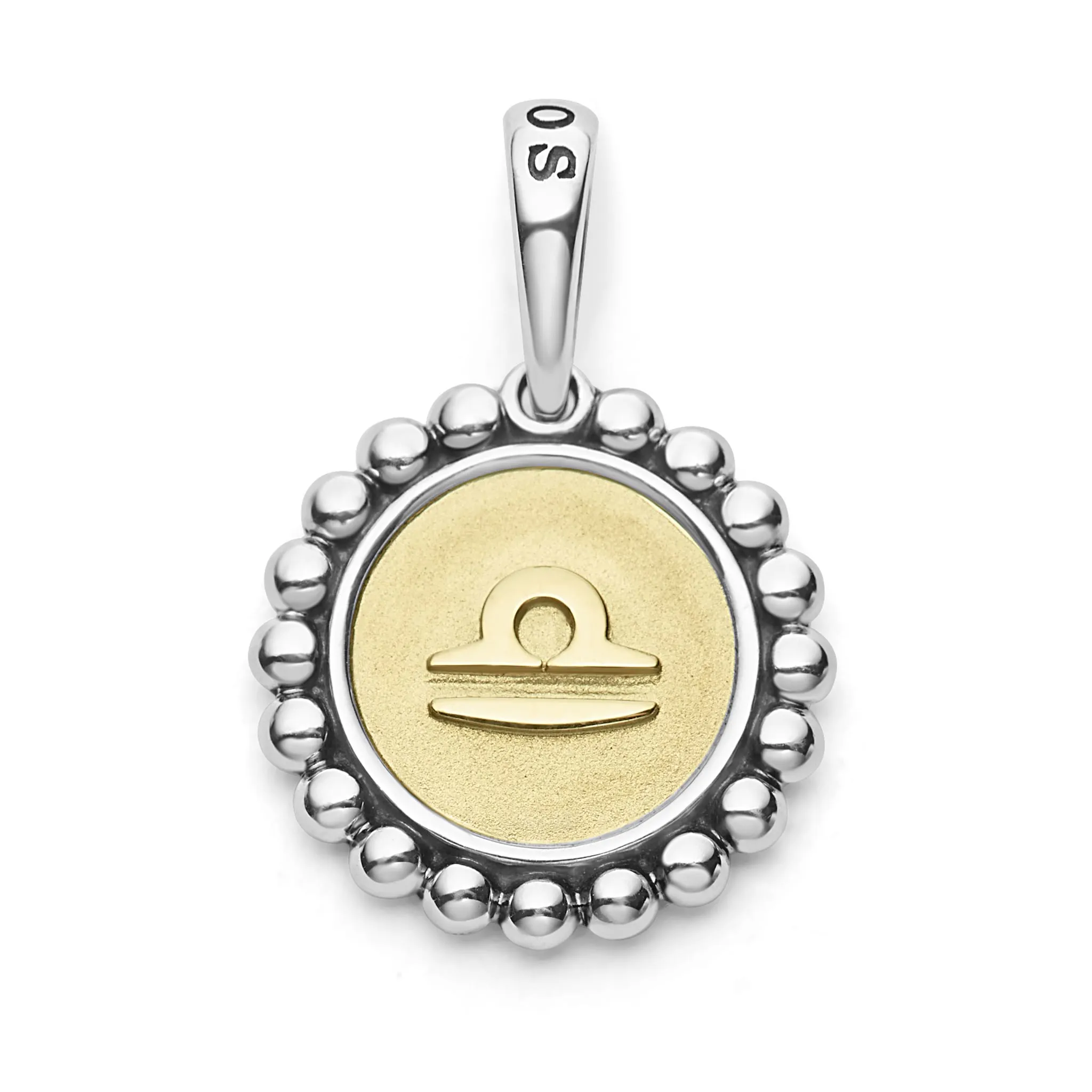 Signature Caviar Libra Zodiac Charm sold by LAGOS