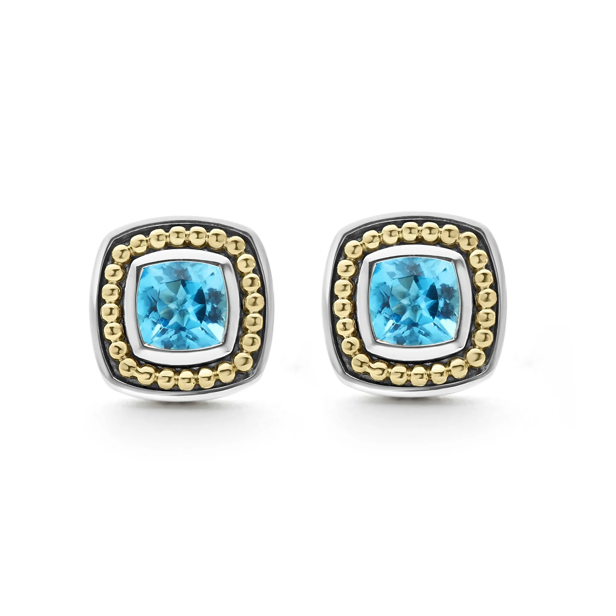 Rittenhouse Swiss Blue Topaz Stud Earrings sold by LAGOS product image thumbnail 3