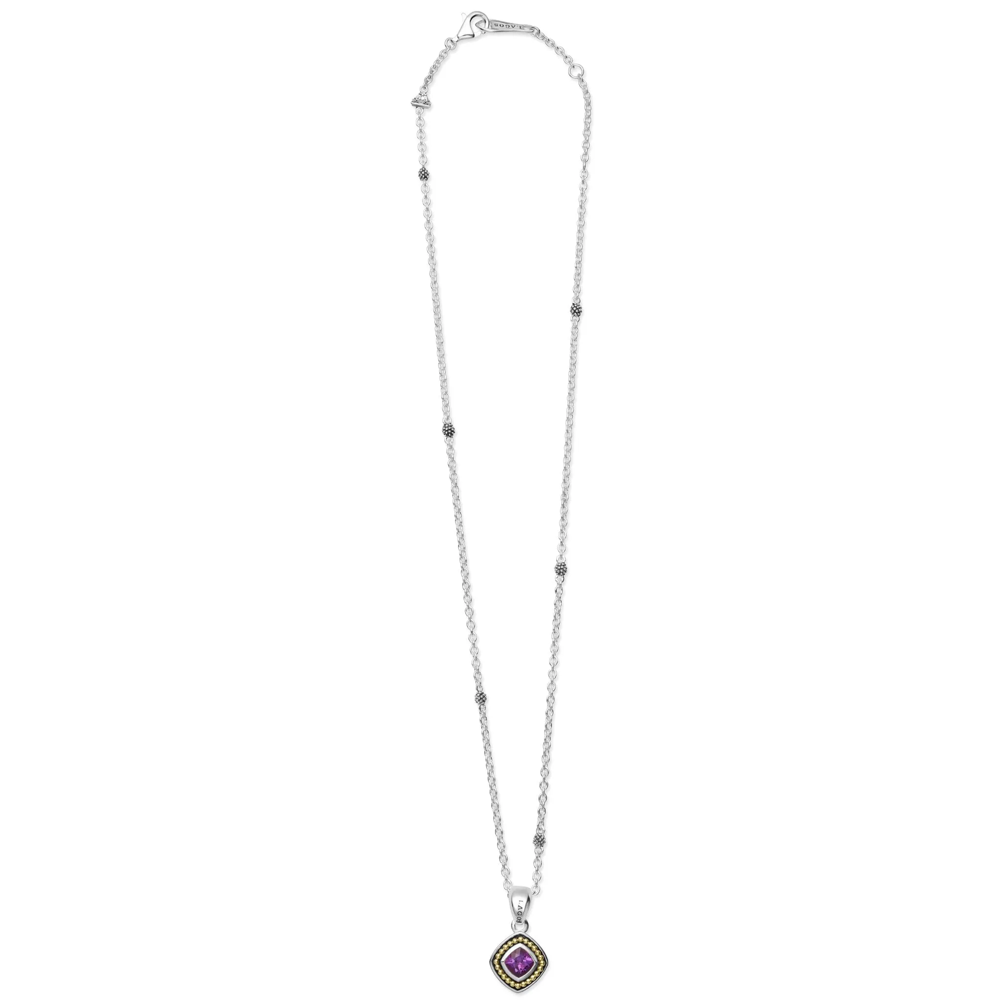 Rittenhouse Amethyst Pendant Necklace sold by LAGOS product image thumbnail 3