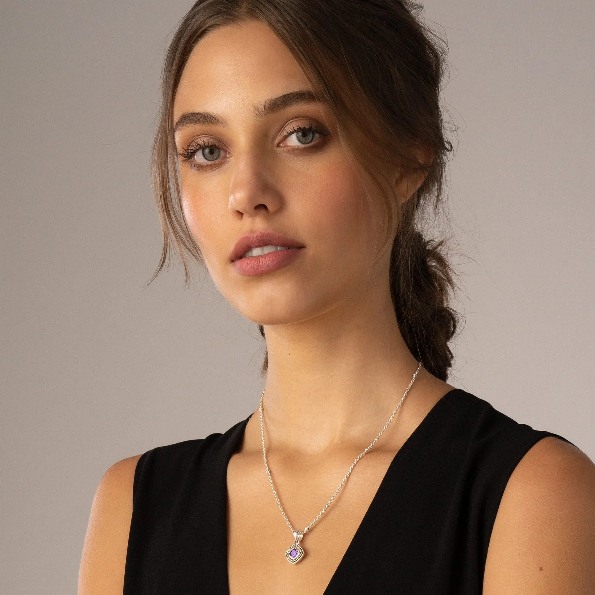 Rittenhouse Amethyst Pendant Necklace sold by LAGOS product image thumbnail 2