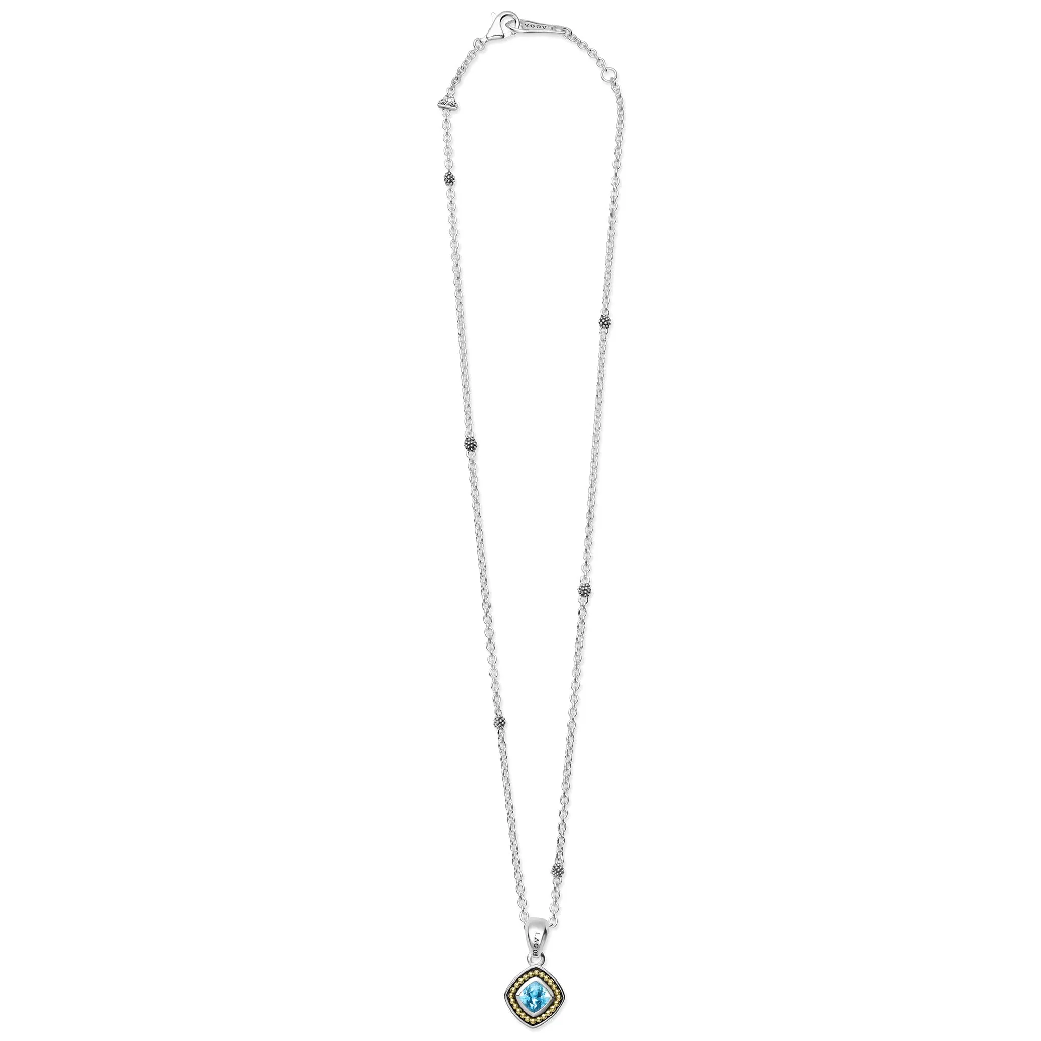 Rittenhouse Swiss Blue Topaz Pendant Necklace sold by LAGOS product image thumbnail 3