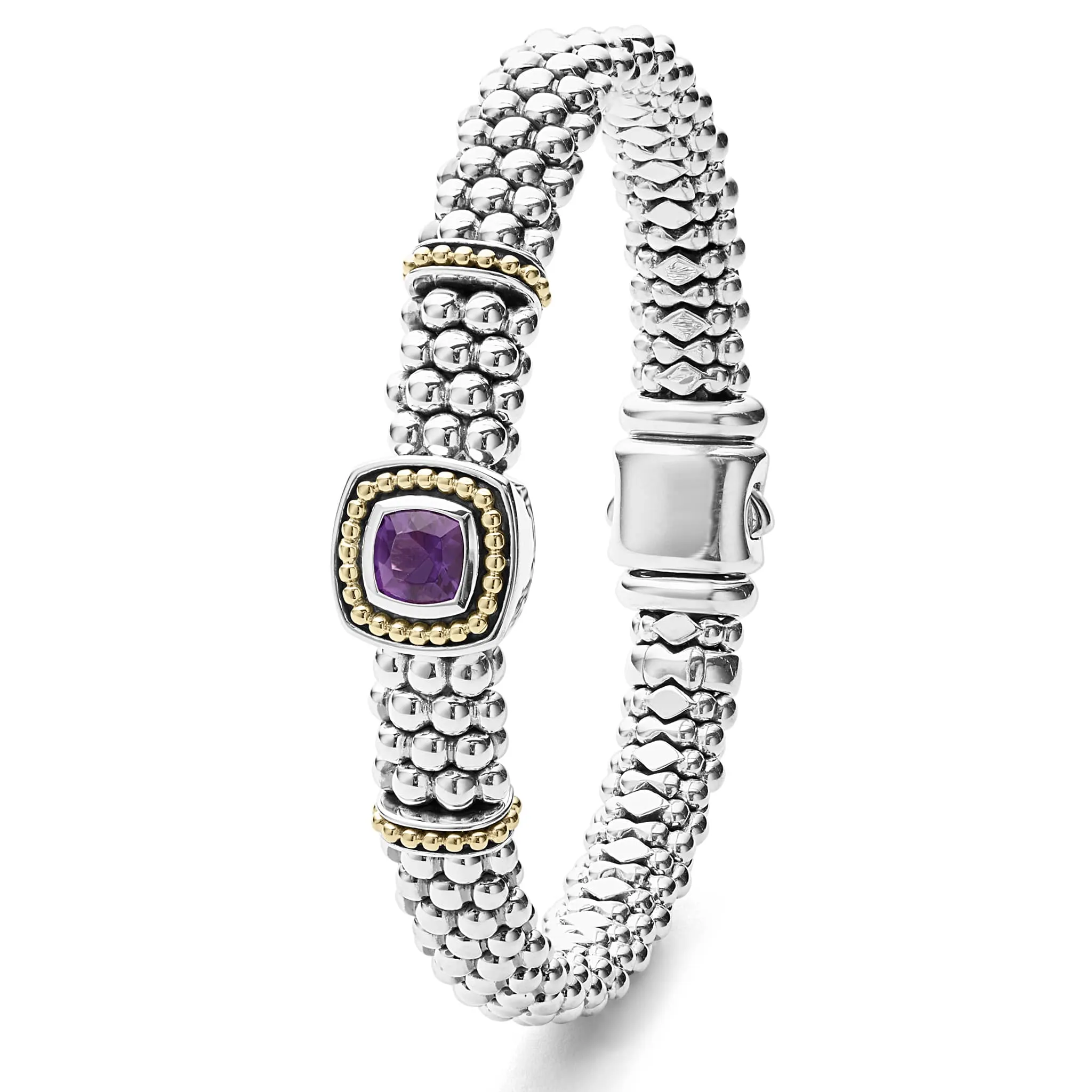 Rittenhouse Amethyst Caviar Bracelet | 9mm sold by LAGOS product image thumbnail 3