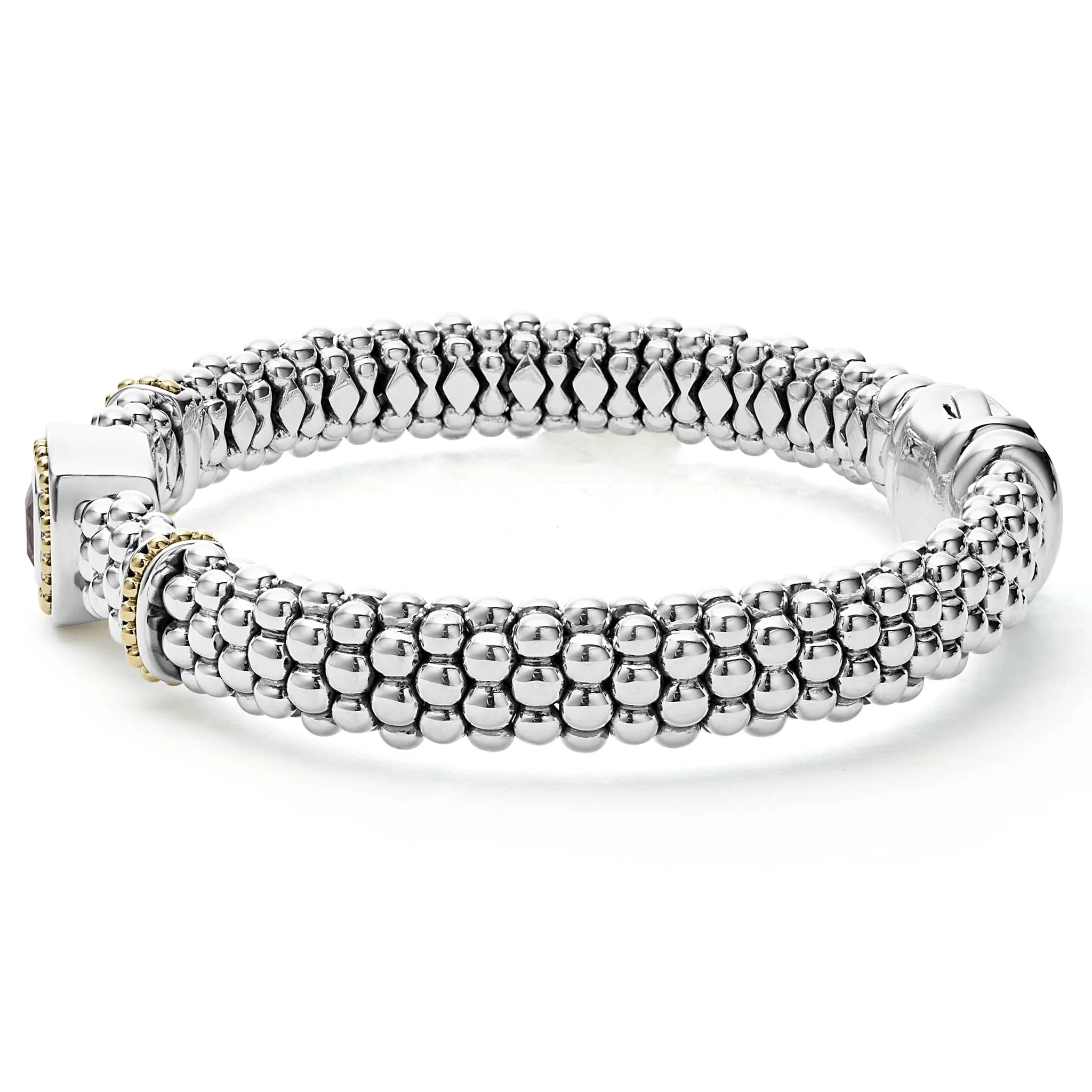 Rittenhouse Amethyst Caviar Bracelet | 9mm sold by LAGOS product image thumbnail 4