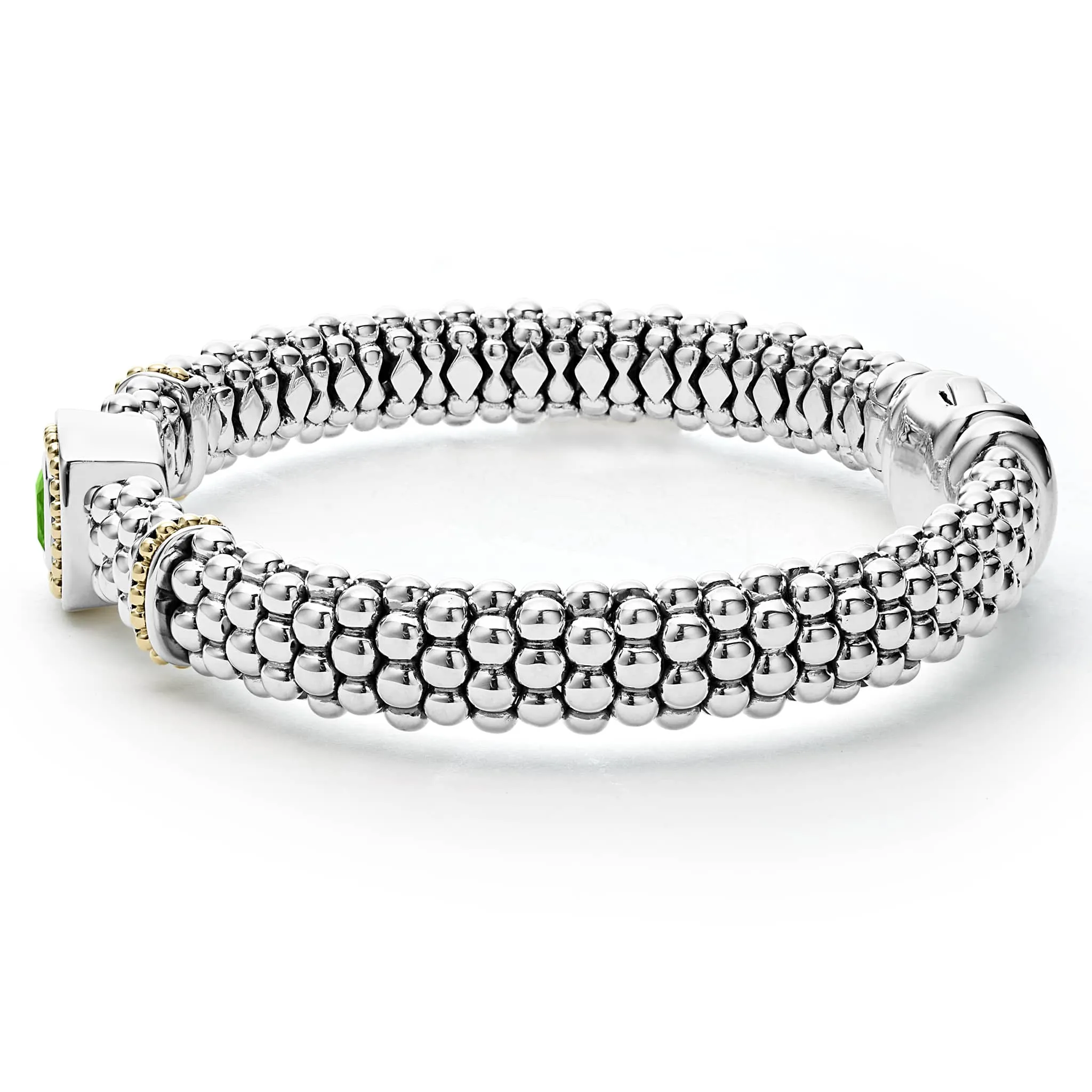 Rittenhouse Peridot Caviar Bracelet | 9mm sold by LAGOS product image thumbnail 4