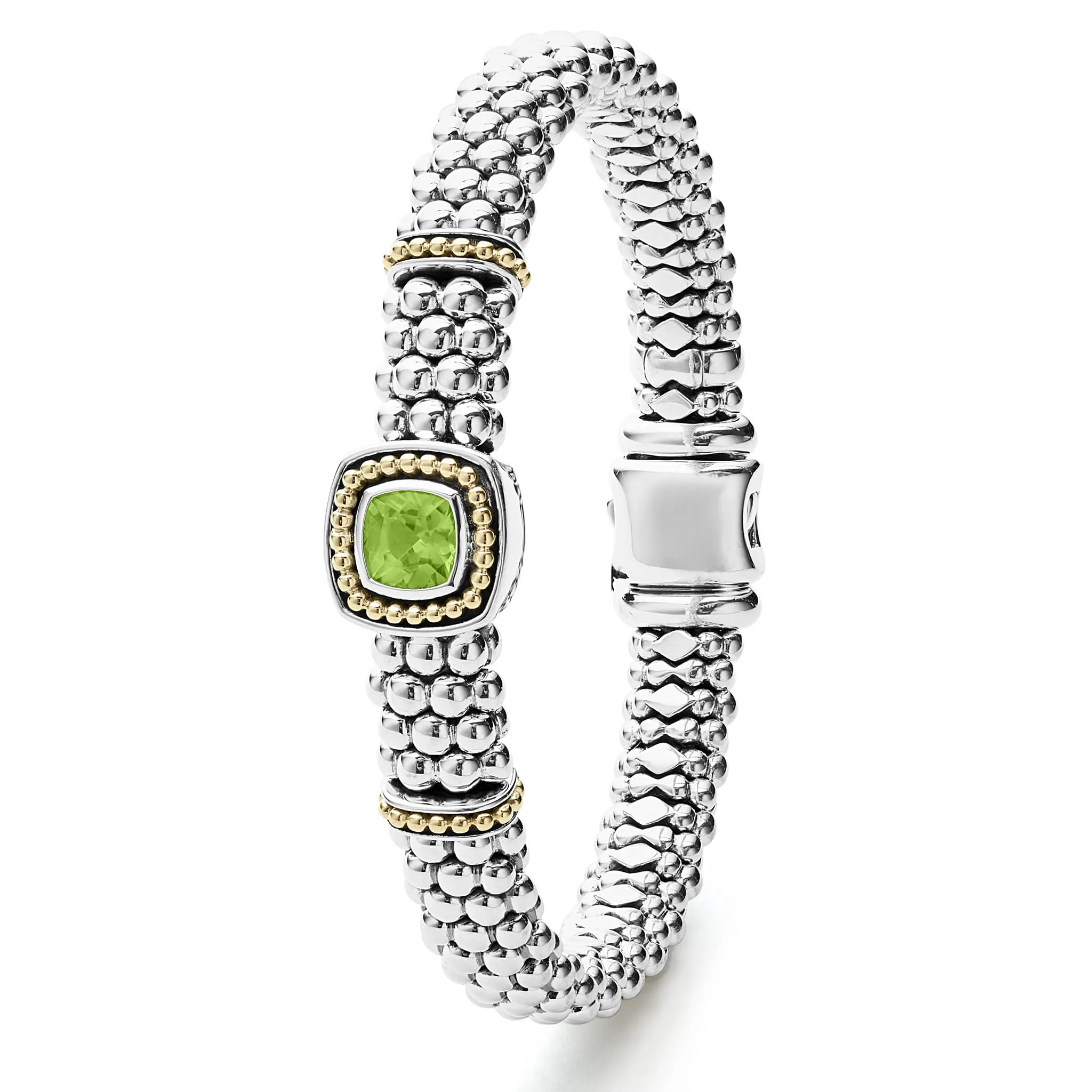 Rittenhouse Peridot Caviar Bracelet | 9mm sold by LAGOS product image thumbnail 3