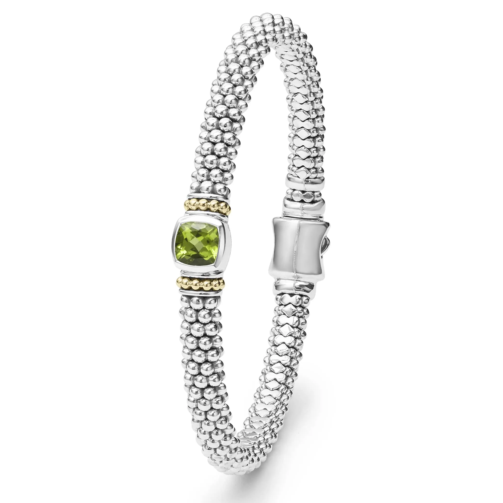 Rittenhouse Peridot Caviar Bracelet | 6mm sold by LAGOS product image thumbnail 5