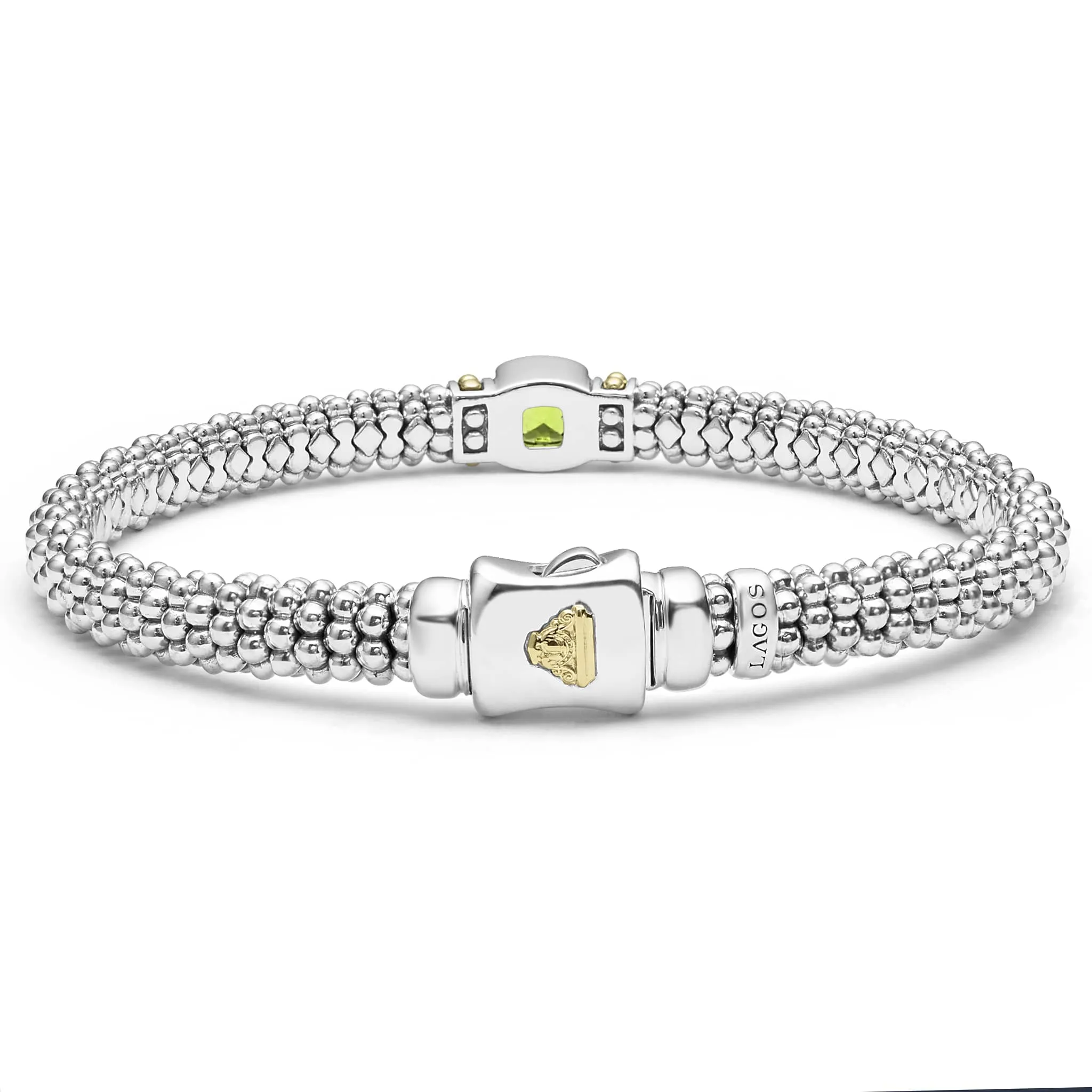 Rittenhouse Peridot Caviar Bracelet | 6mm sold by LAGOS product image thumbnail 4