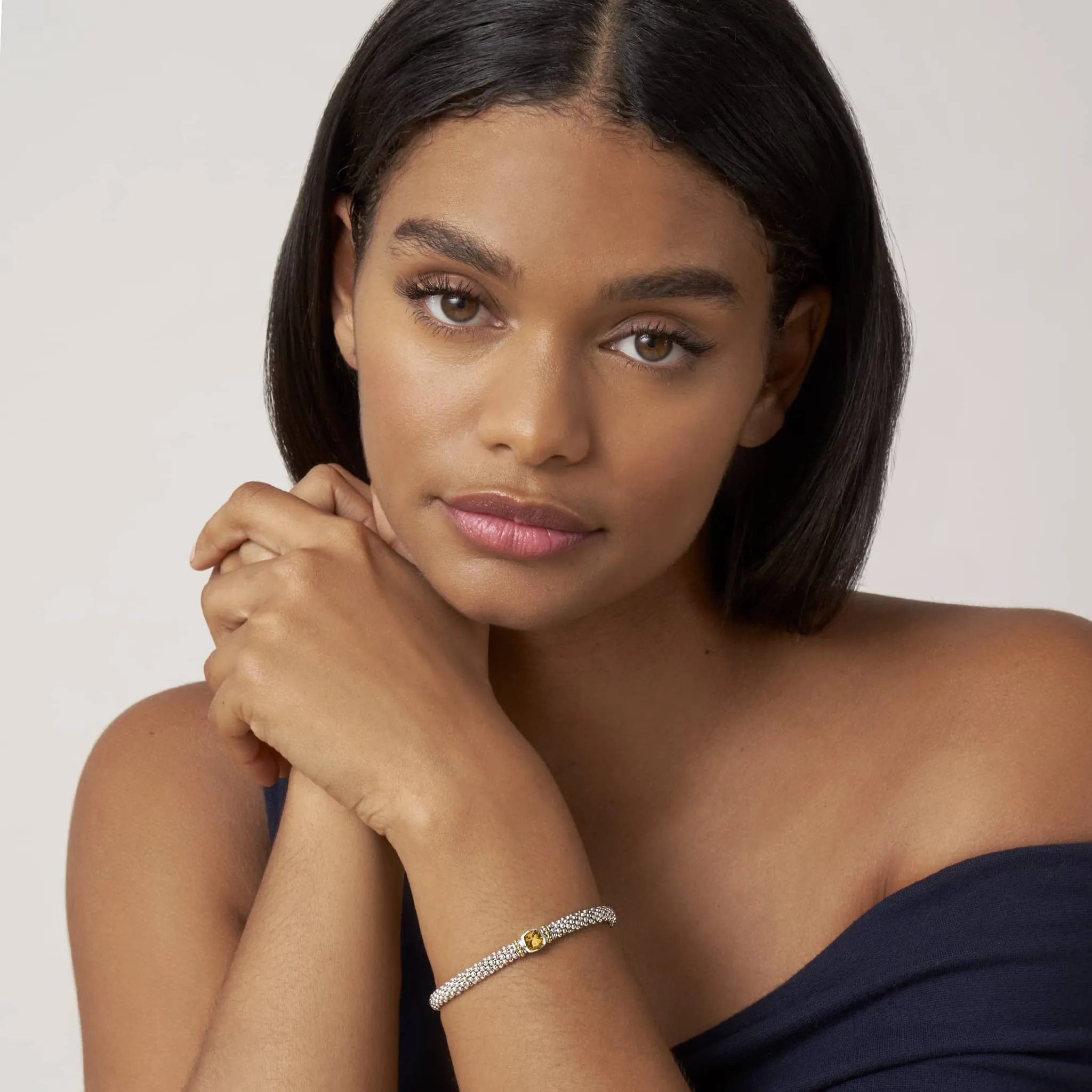 Rittenhouse Citrine Caviar Bracelet | 6mm sold by LAGOS product image thumbnail 2