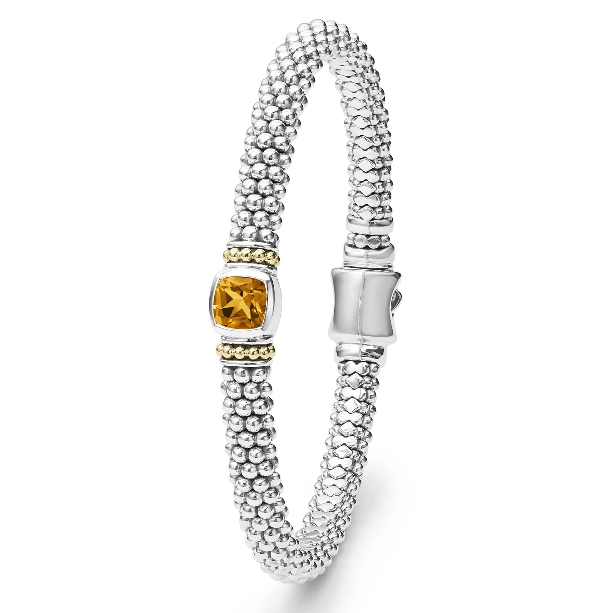 Rittenhouse Citrine Caviar Bracelet | 6mm sold by LAGOS product image thumbnail 5